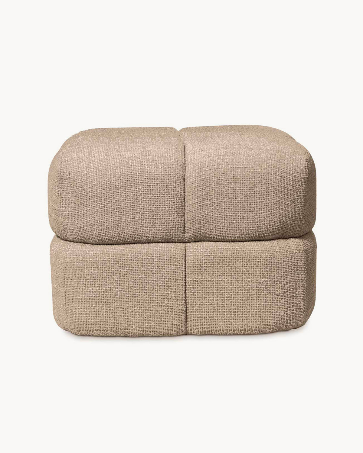 Pouf imbottito Troy - Tessuto