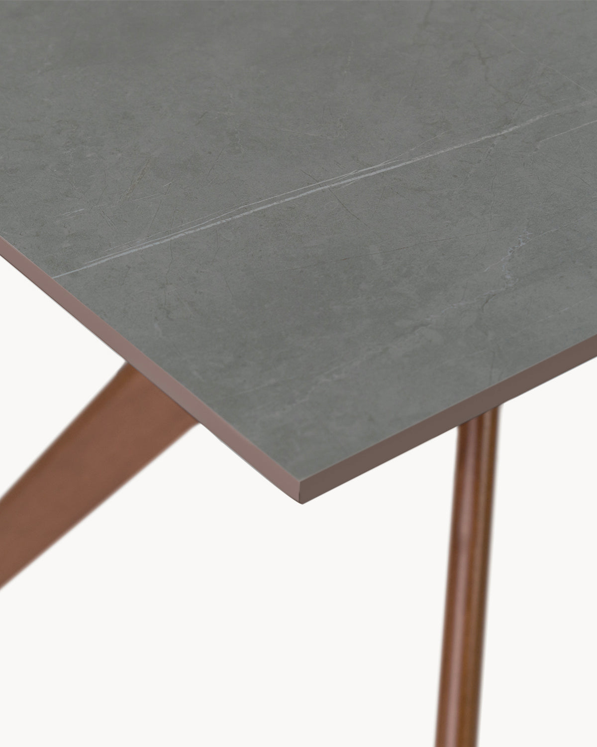 Tavolo da pranzo con piano in grès porcellanato Eloise - Grès/Legno