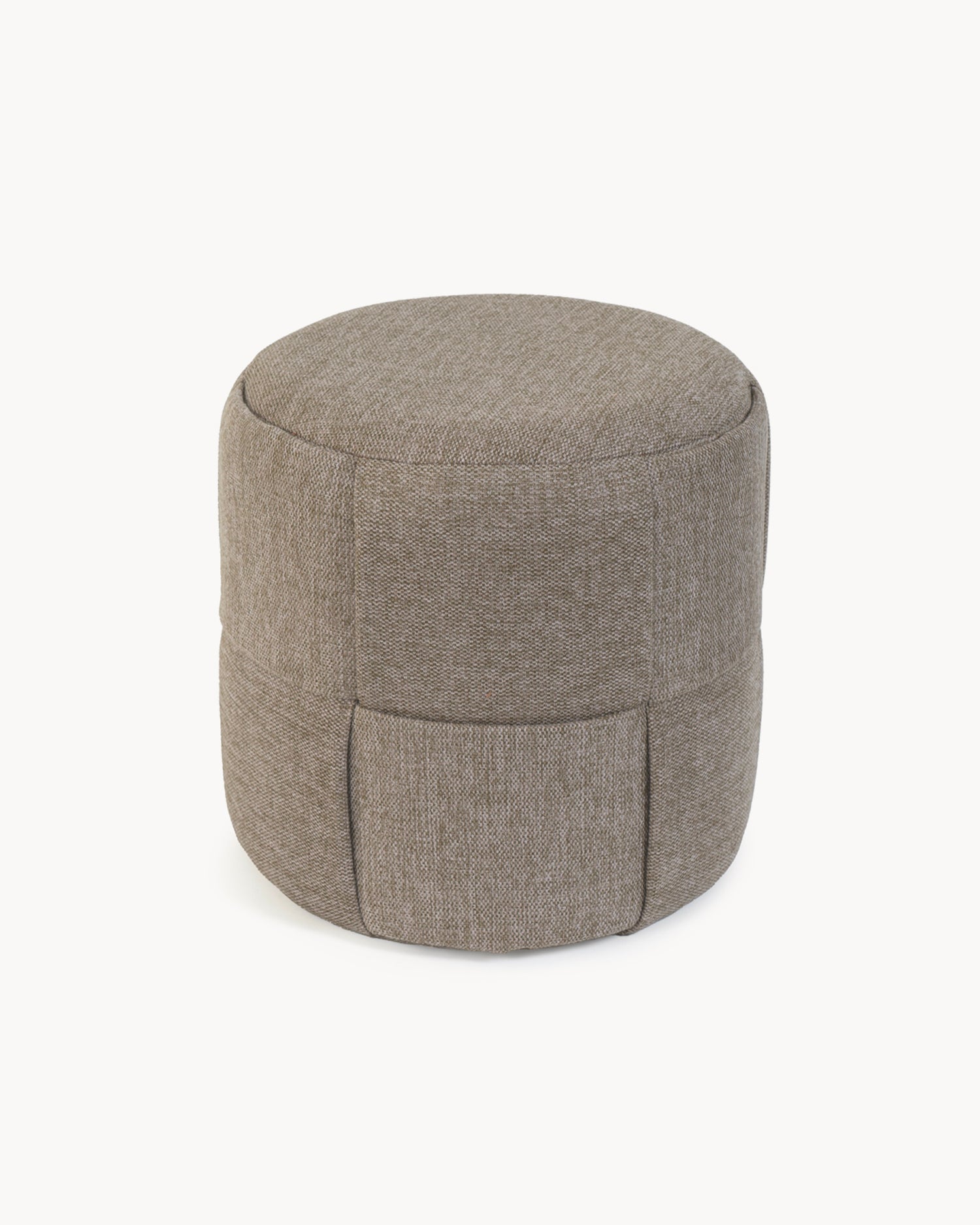 Pouf rotondo imbottito Elias