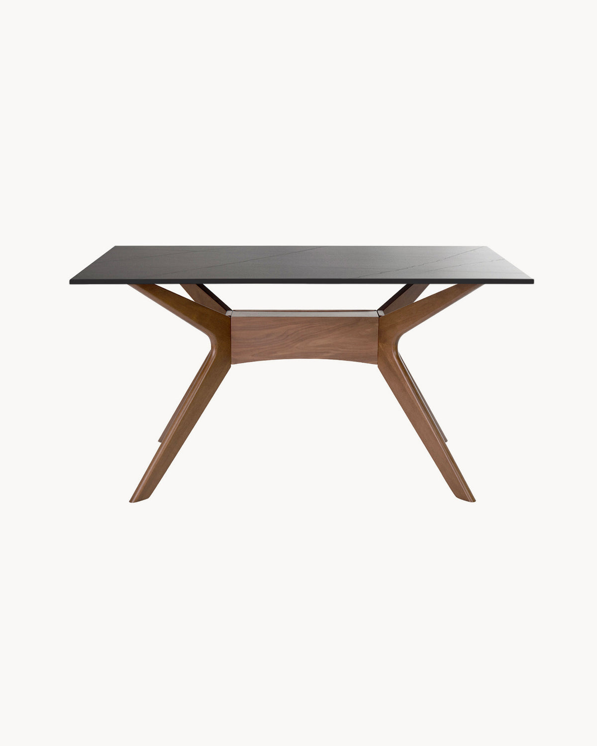 Tavolo da pranzo con piano in grès porcellanato Eloise - Grès/Legno