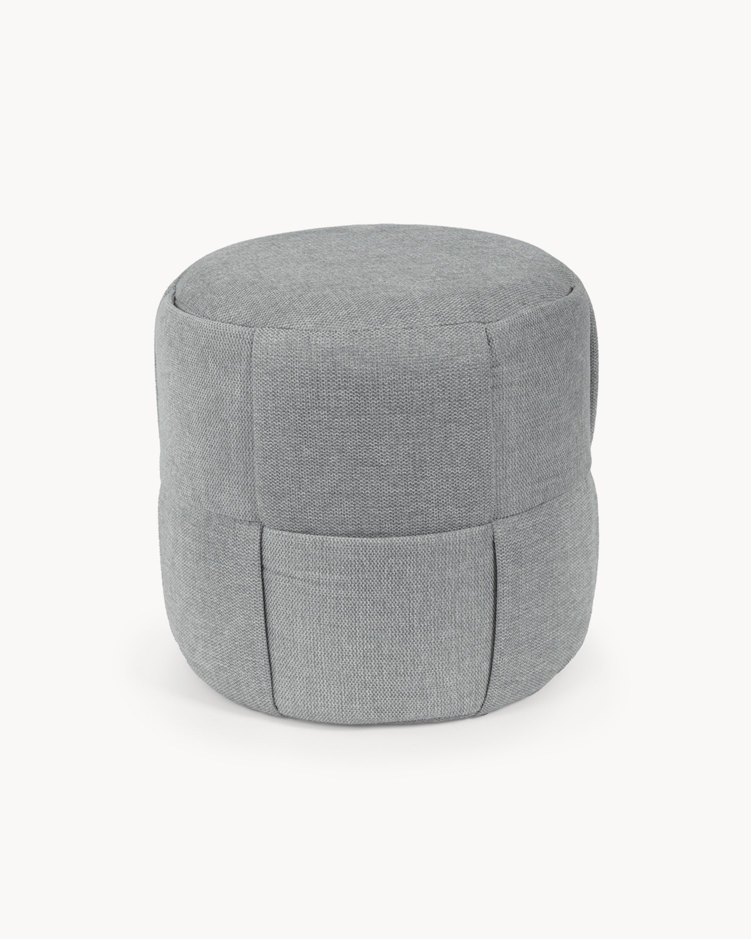 Pouf rotondo imbottito Elias