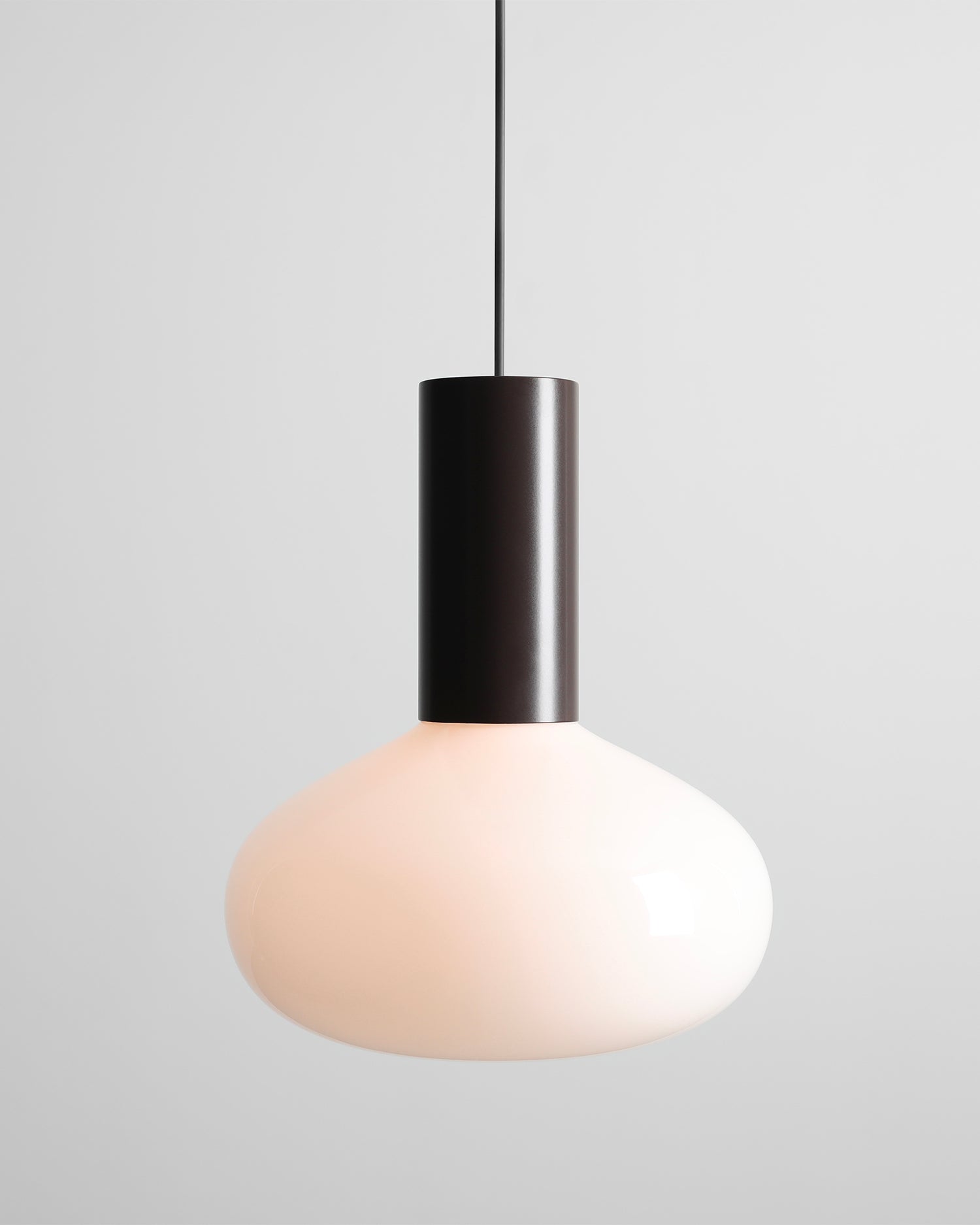 Lampada a sospensione Flo, marrone