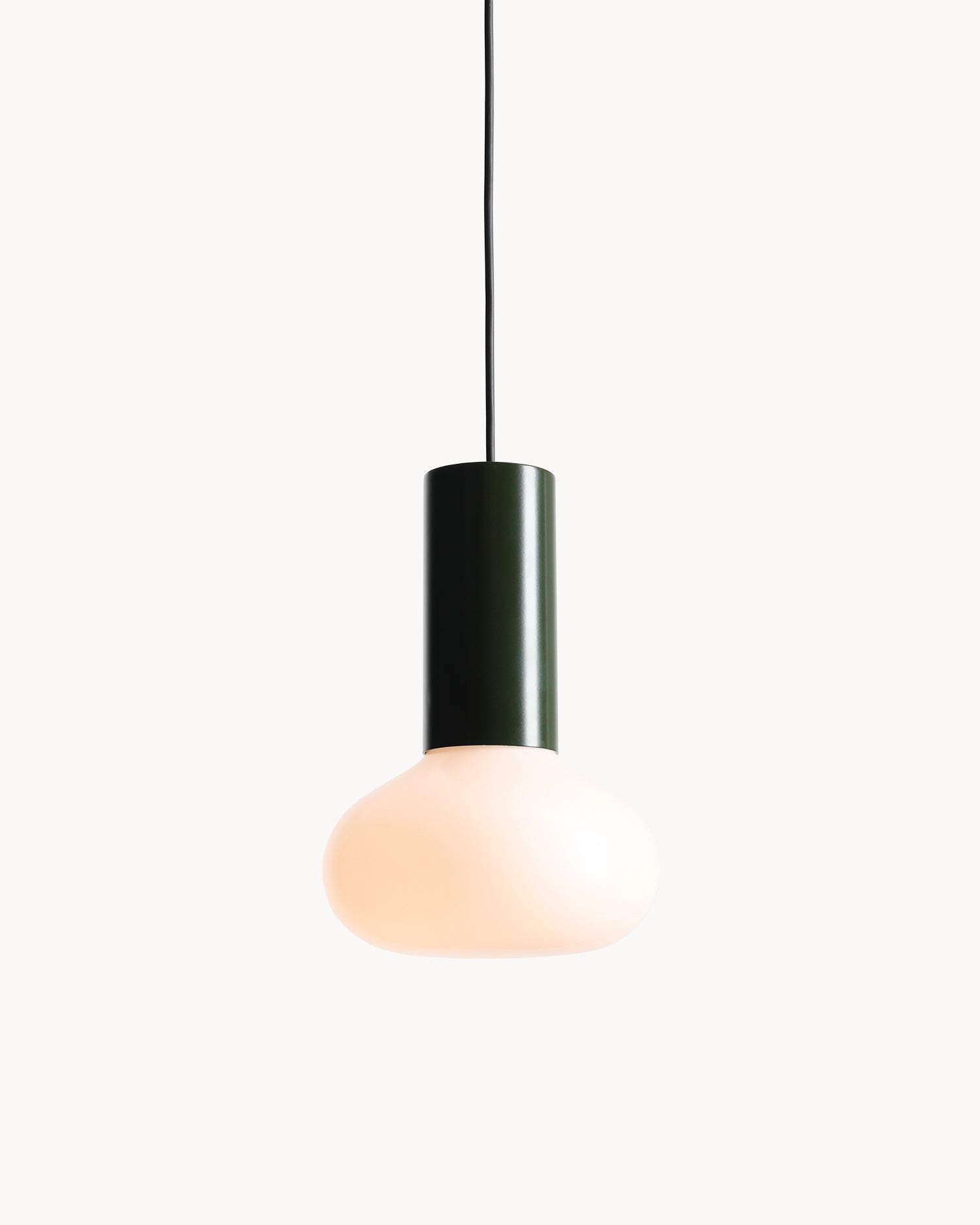 Lampada a sospensione Flo, verde bosco