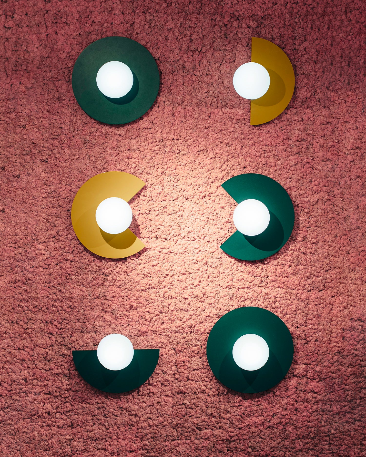 Lampada da parete Candy big circle 360