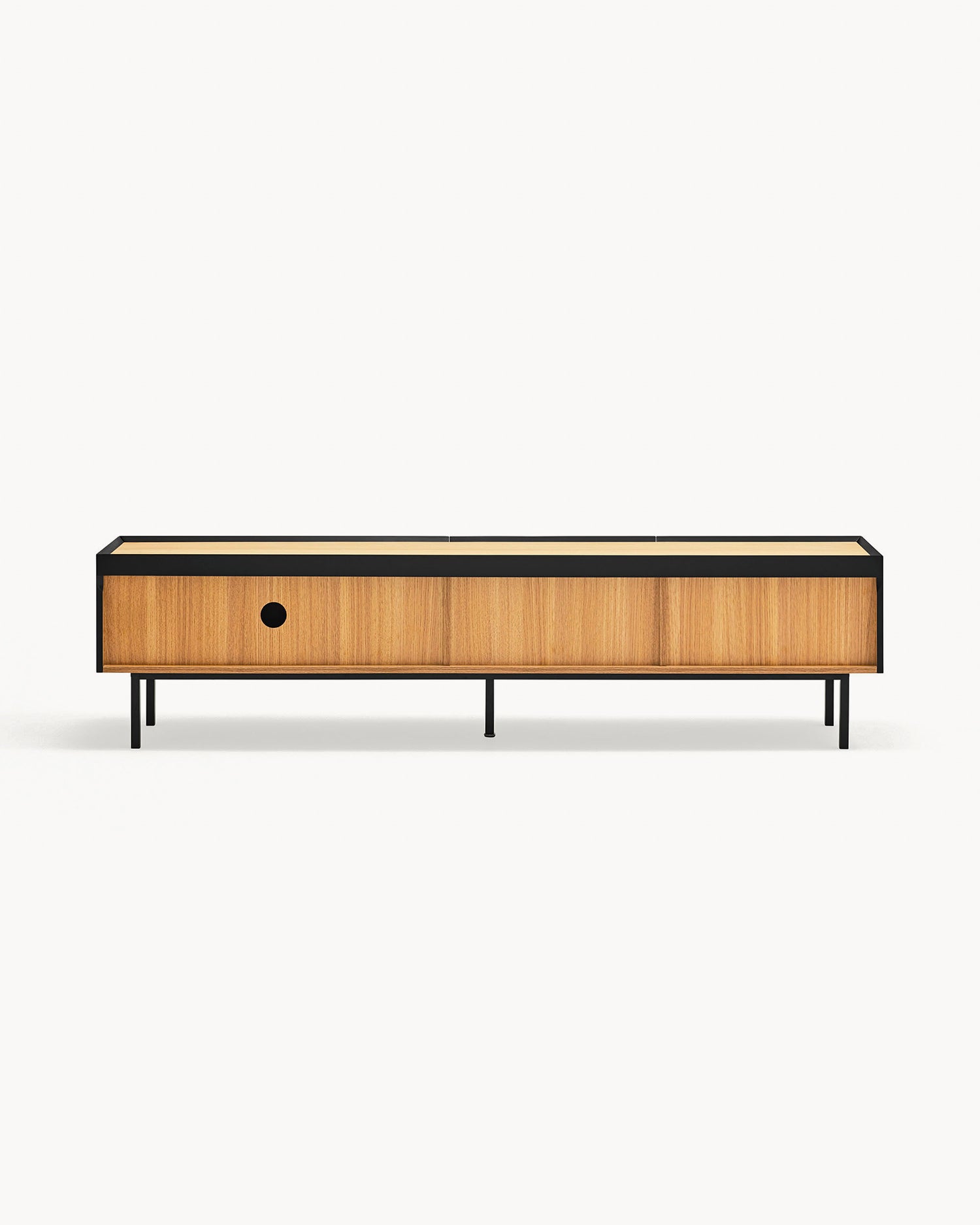 Mobile TV con piano in rovere Arista - Mdf