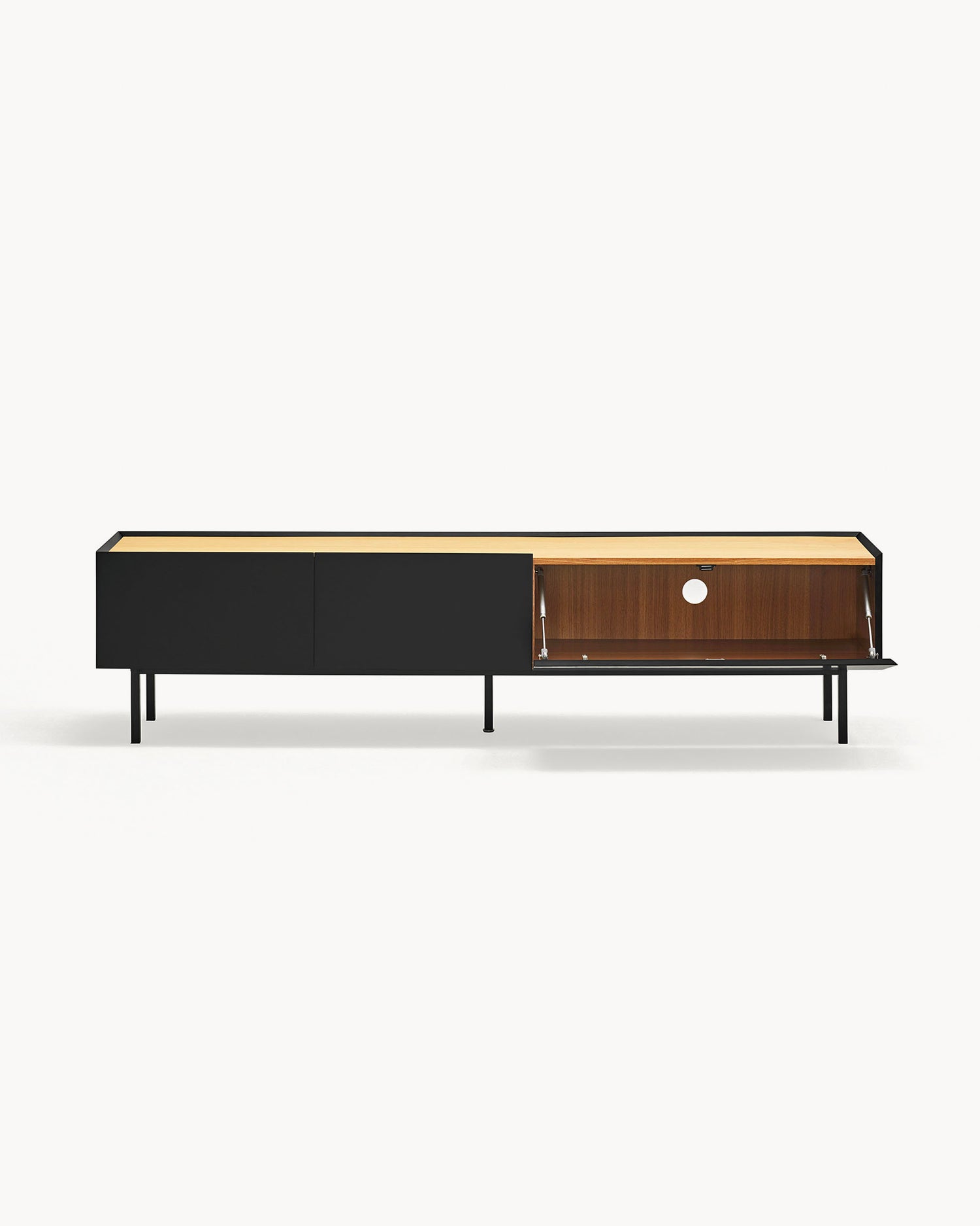 Mobile TV con piano in rovere Arista - Mdf