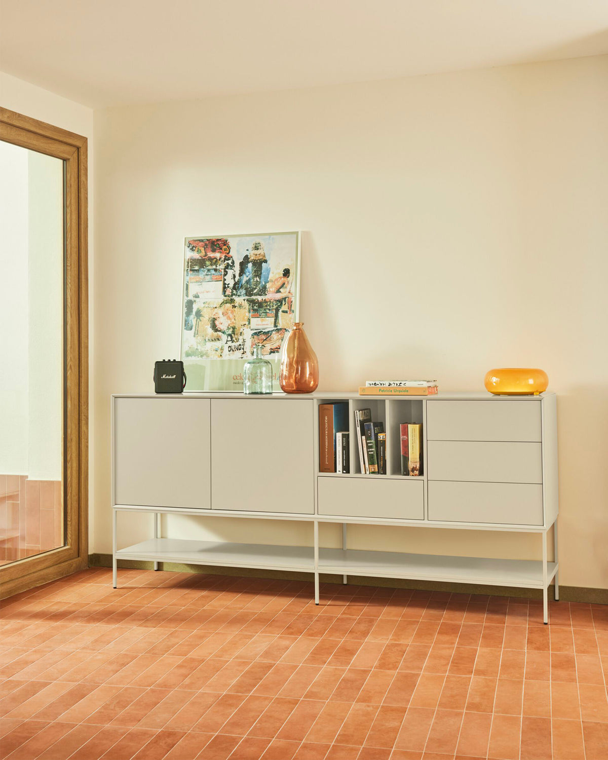 Credenza grande laccata Platt