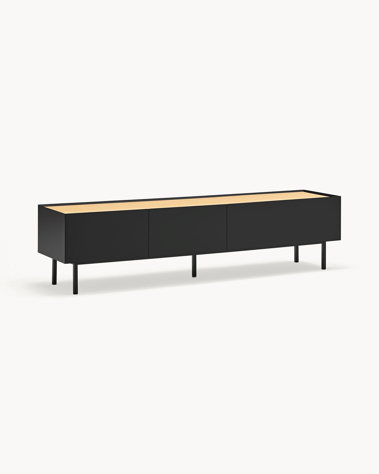 Mobile TV con piano in rovere Arista