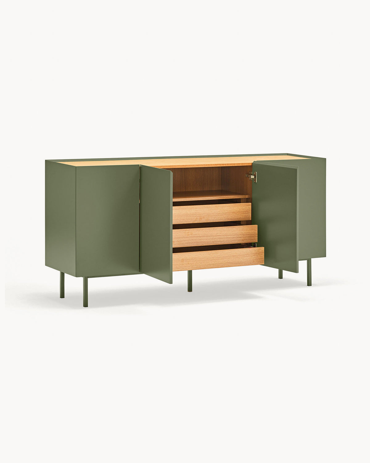 Credenza grande con piano in rovere Arista