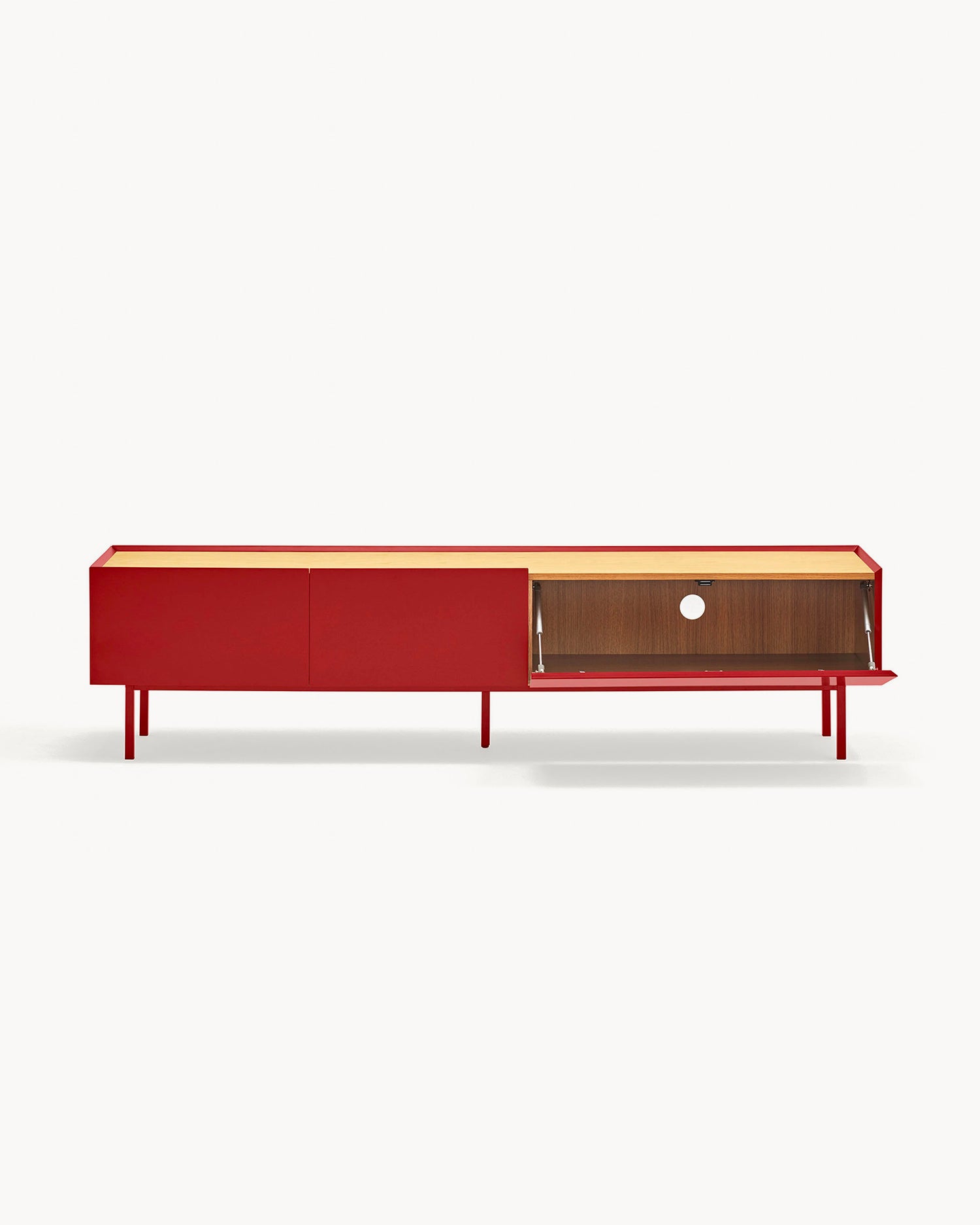 Mobile TV con piano in rovere Arista - Mdf