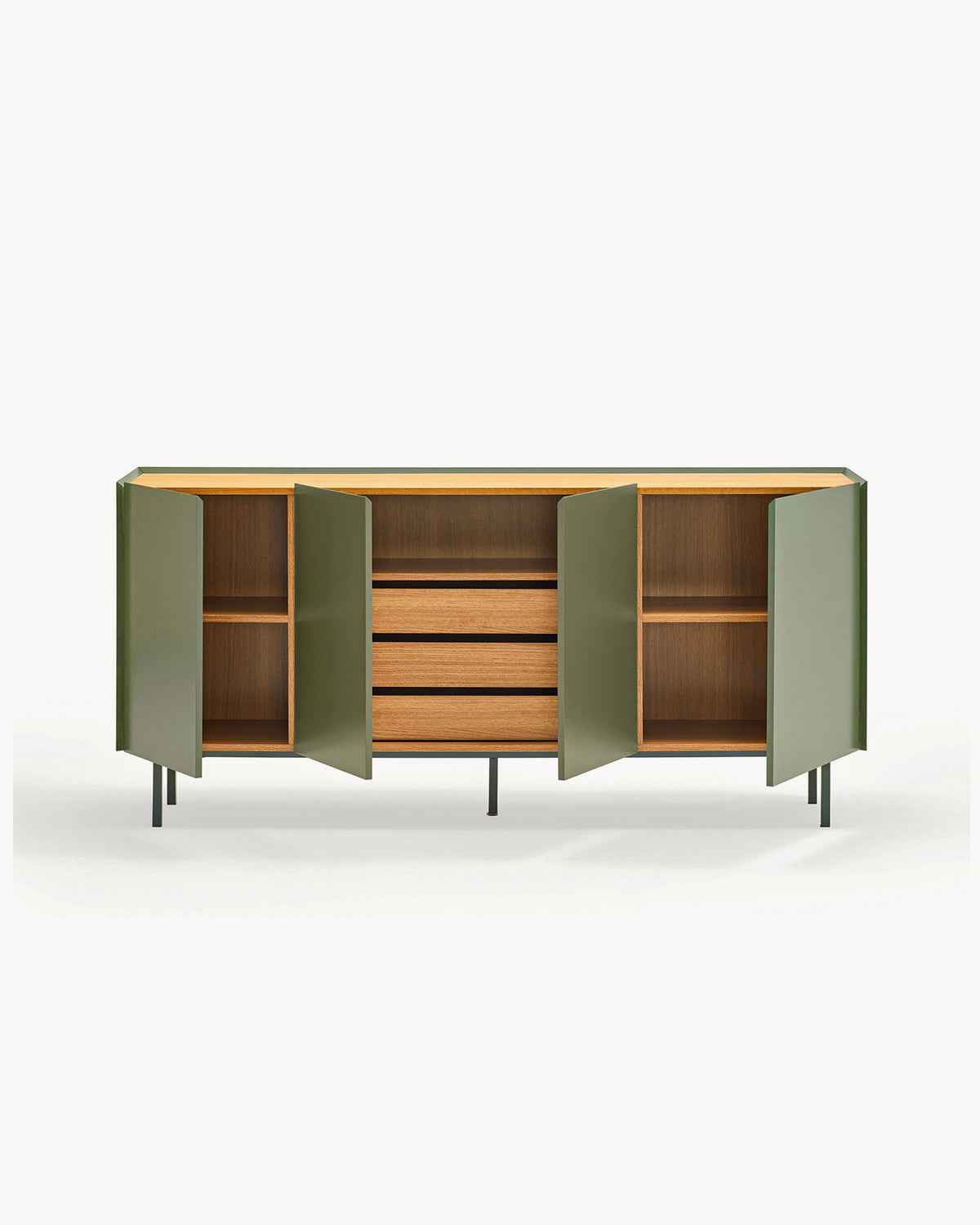 Credenza grande con piano in rovere Arista