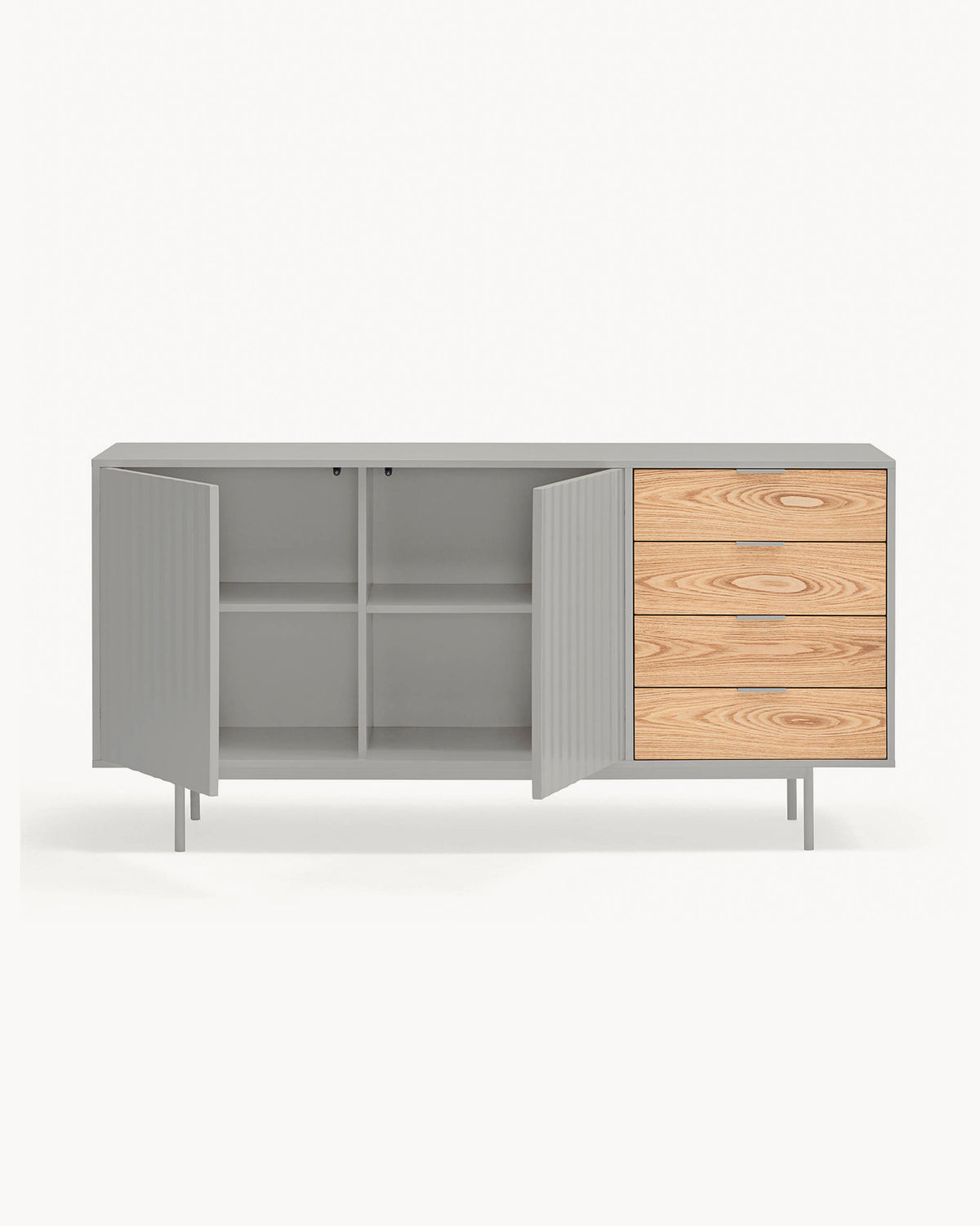 Credenza con cassetti in rovere Sierra