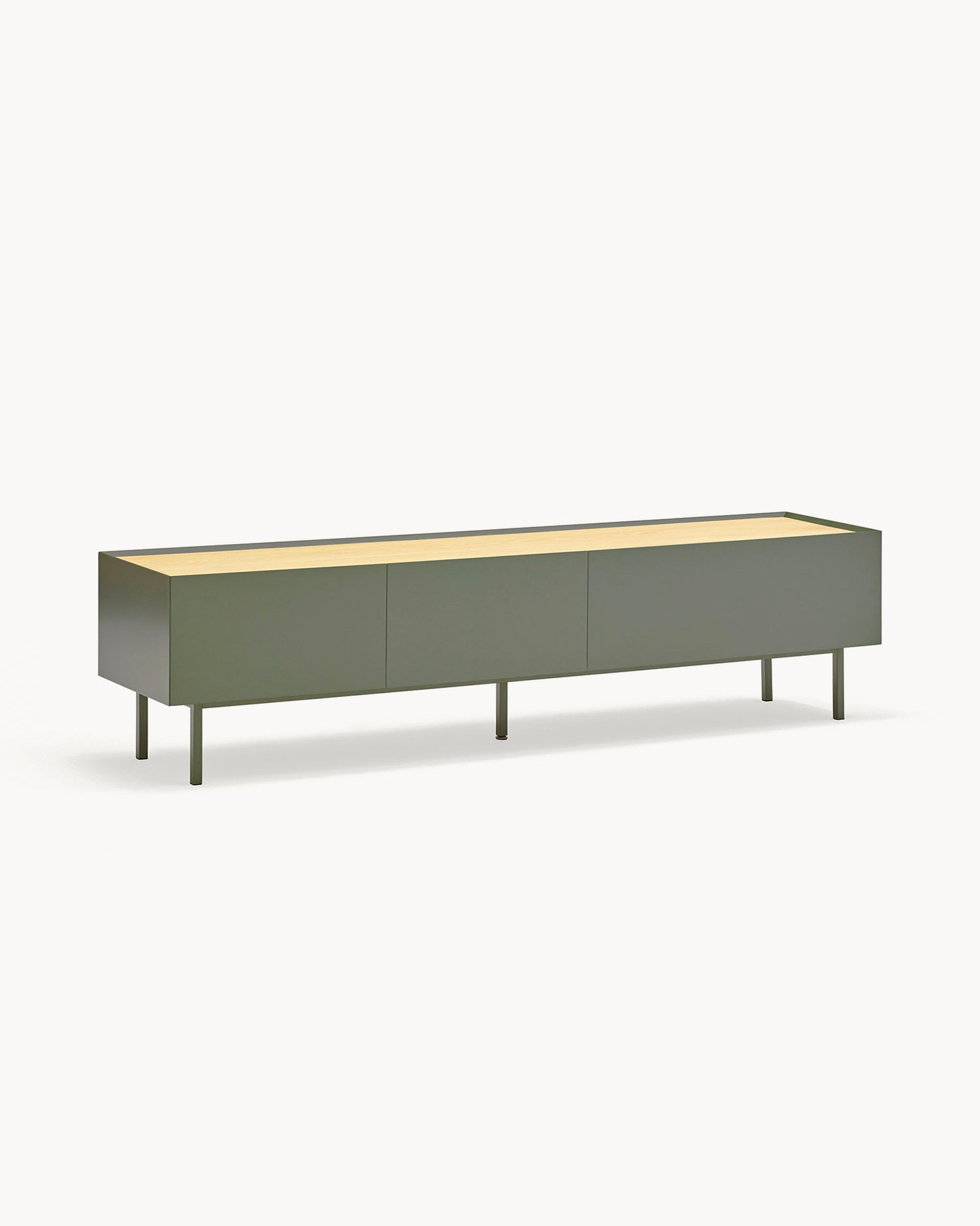 Mobile TV con piano in rovere Arista