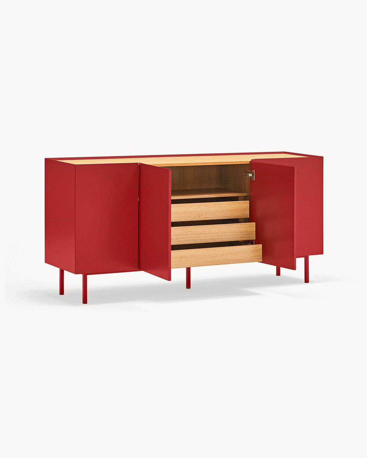Credenza grande con piano in rovere Arista