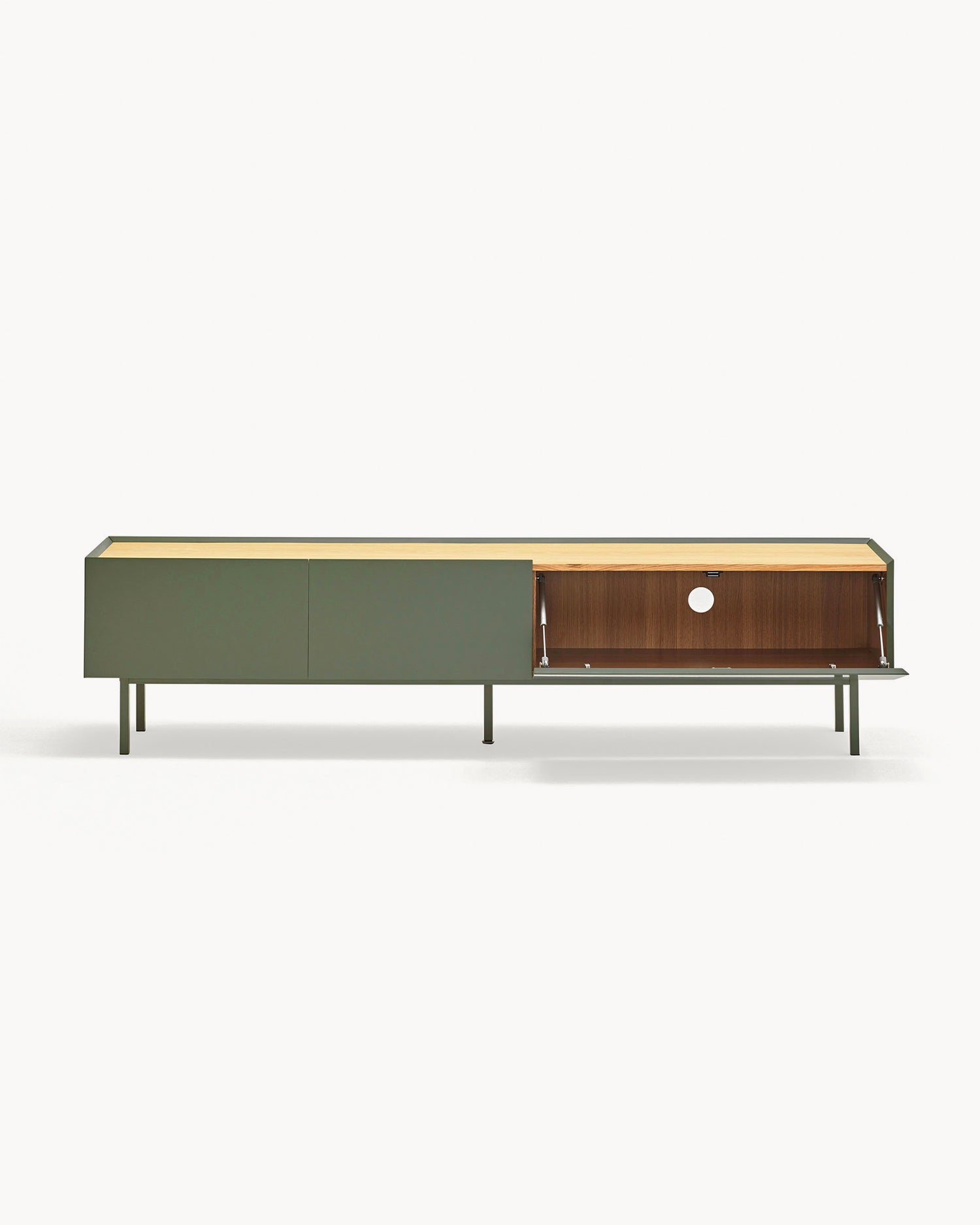 Mobile TV con piano in rovere Arista - Mdf