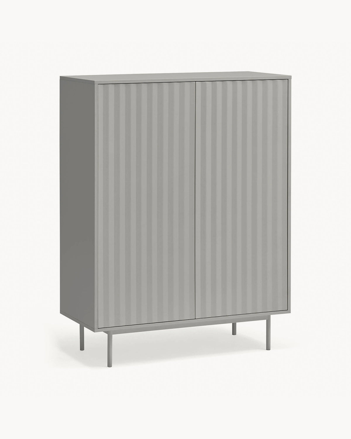 Credenza alta con frontali a rilievo Sierra