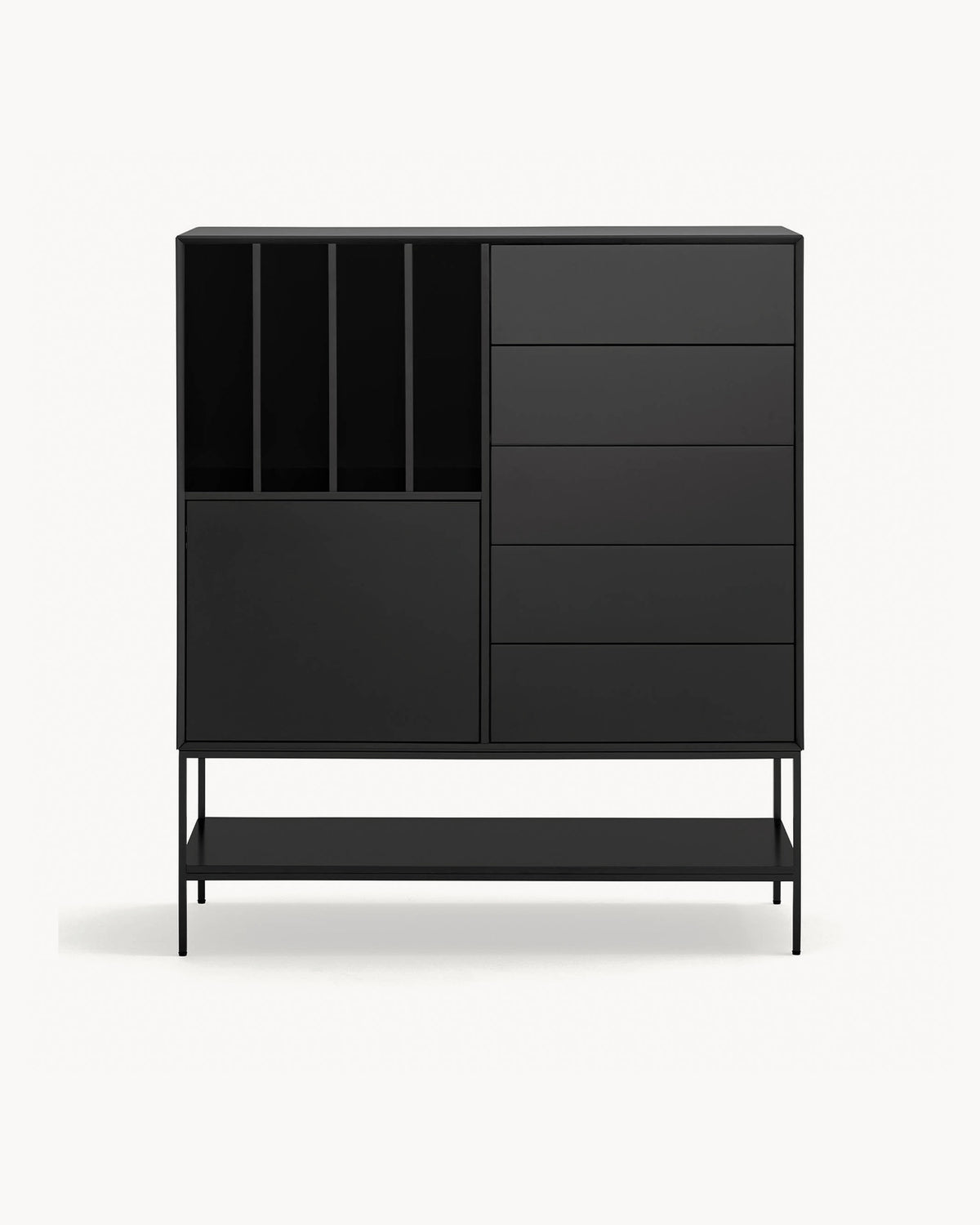 Credenza alta laccata Platt
