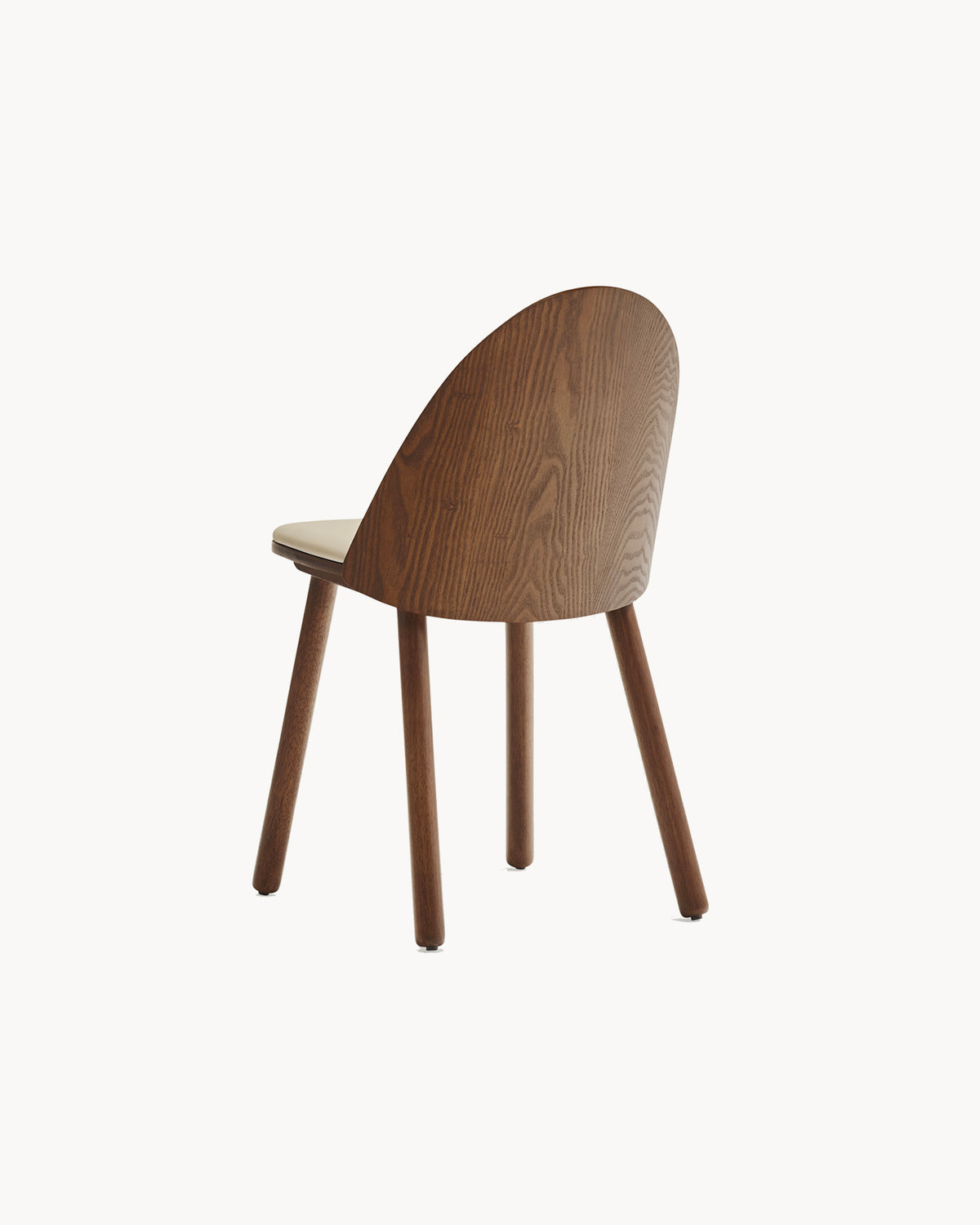 Set di 2 sedie in legno con seduta imbottita Uma