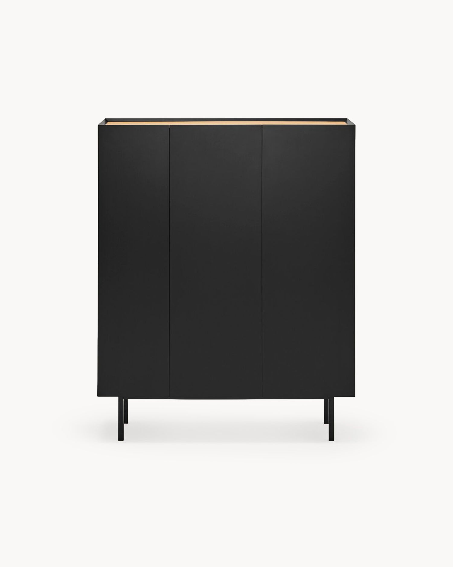 Credenza alta con piano in rovere Arista