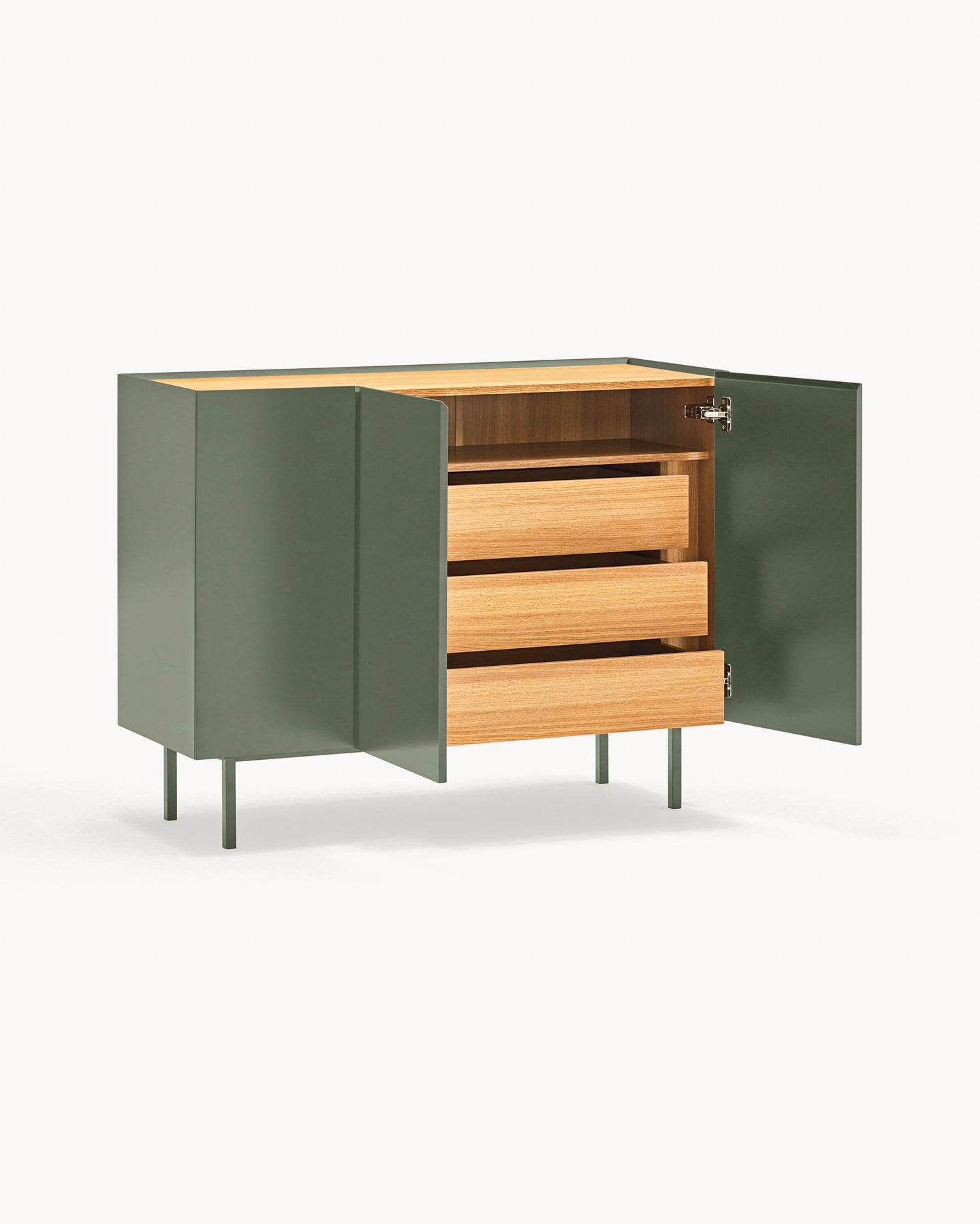 Credenza con piano in rovere Arista