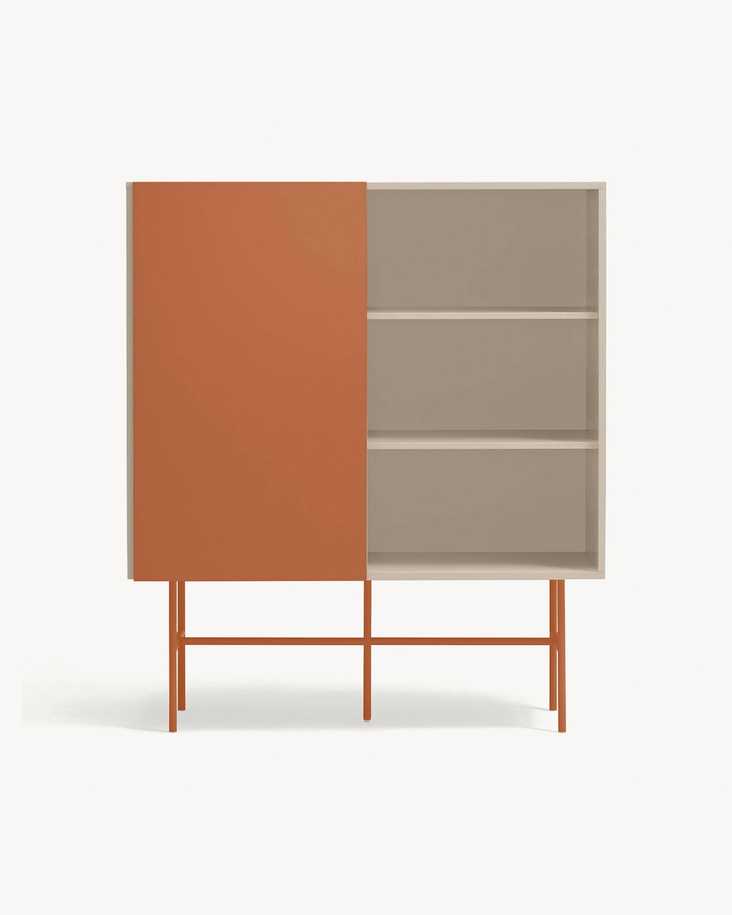 Credenza alta con anta scorrevole Nube