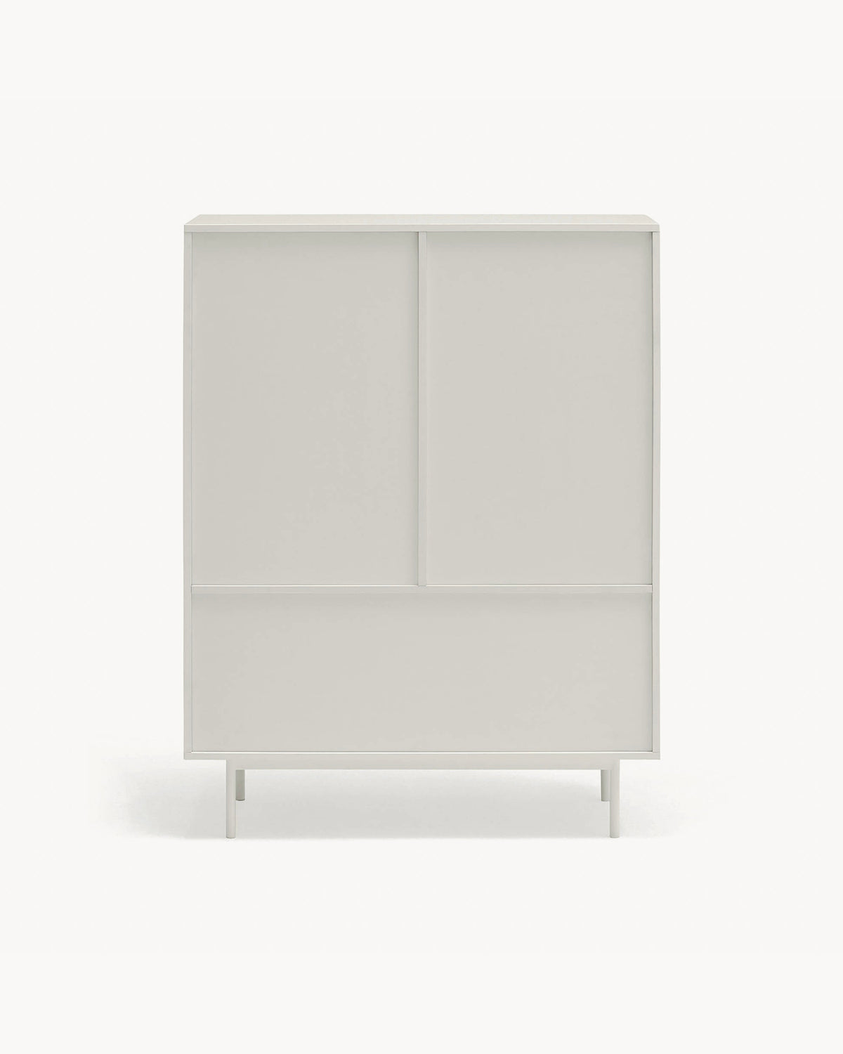 Credenza alta con frontali a rilievo Sierra
