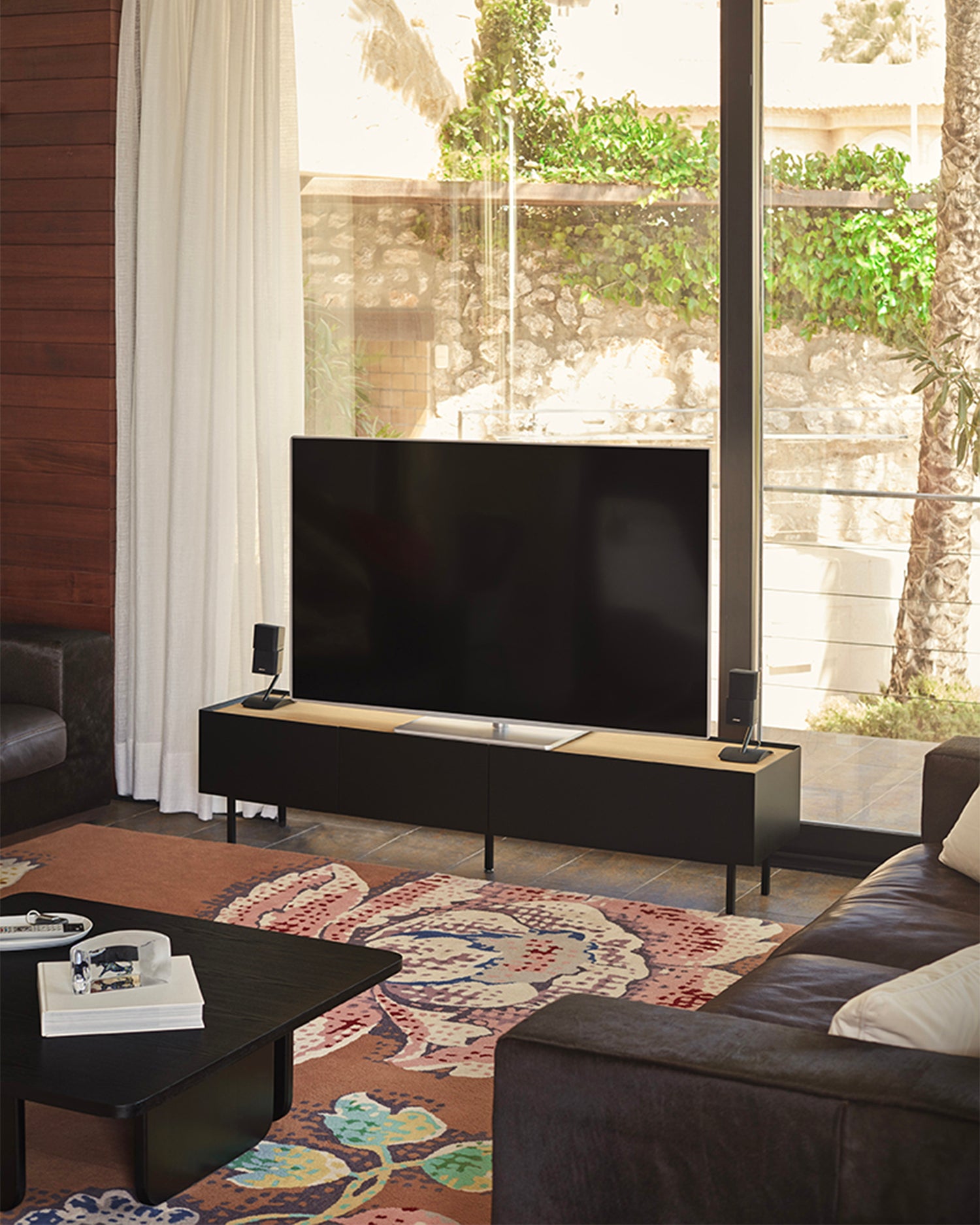 Mobile TV con piano in rovere Arista