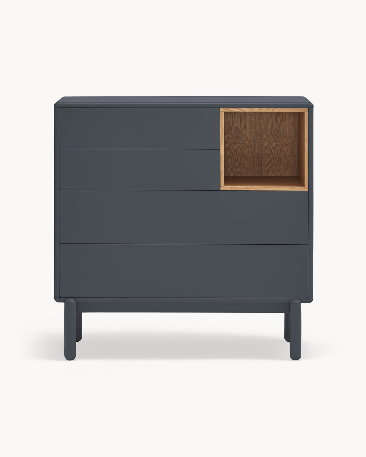 Cassettiera con quattro cassetti Corvo
