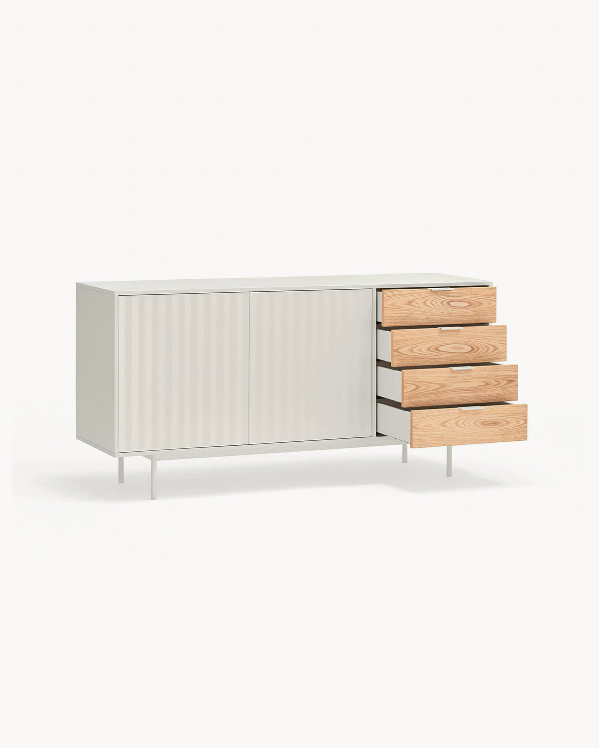 Credenza con cassetti in rovere Sierra