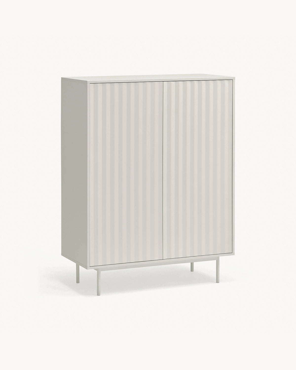 Credenza alta con frontali a rilievo Sierra