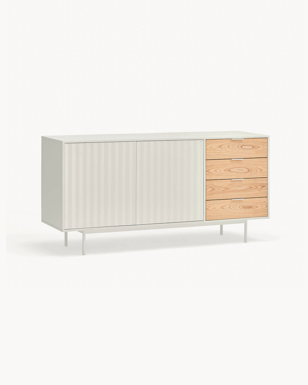 Credenza con cassetti in rovere Sierra