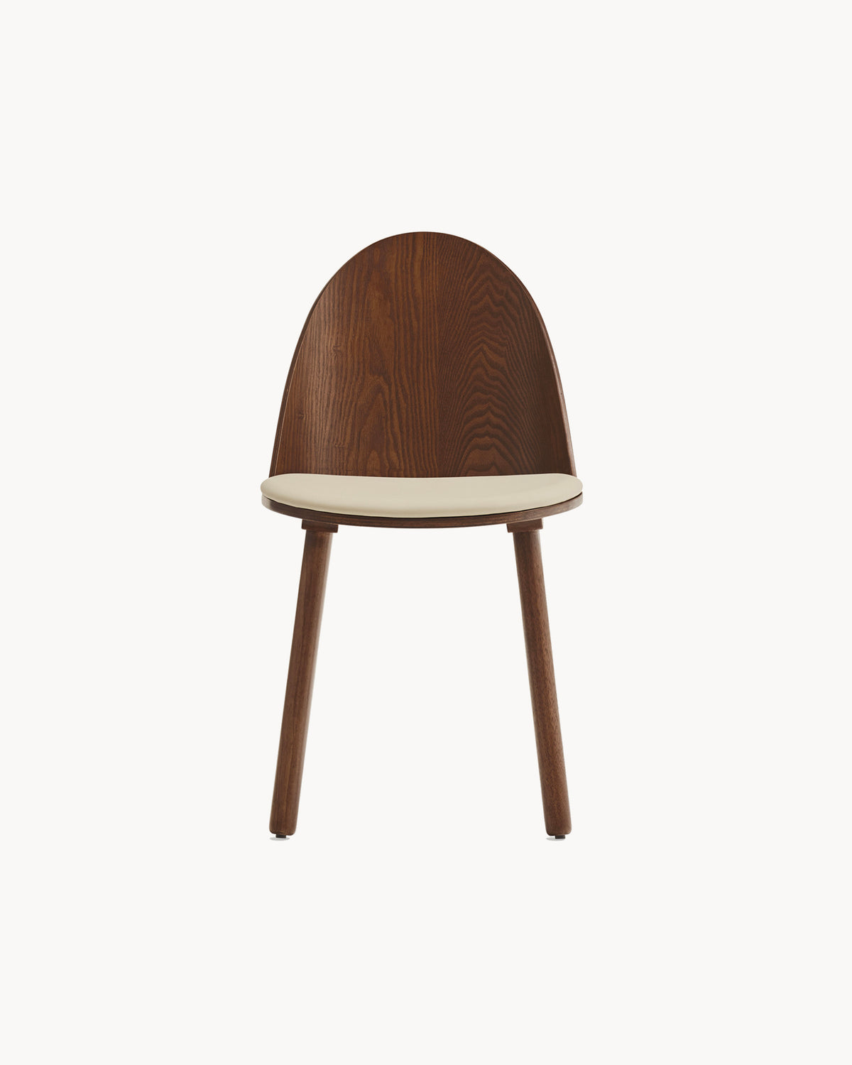 Set di 2 sedie in legno con seduta imbottita Uma