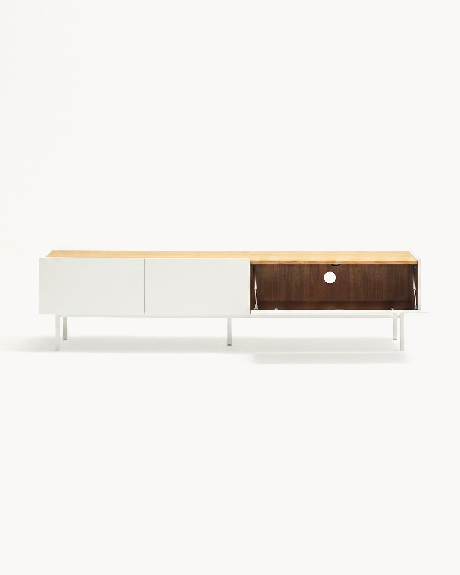 Mobile TV con piano in rovere Arista