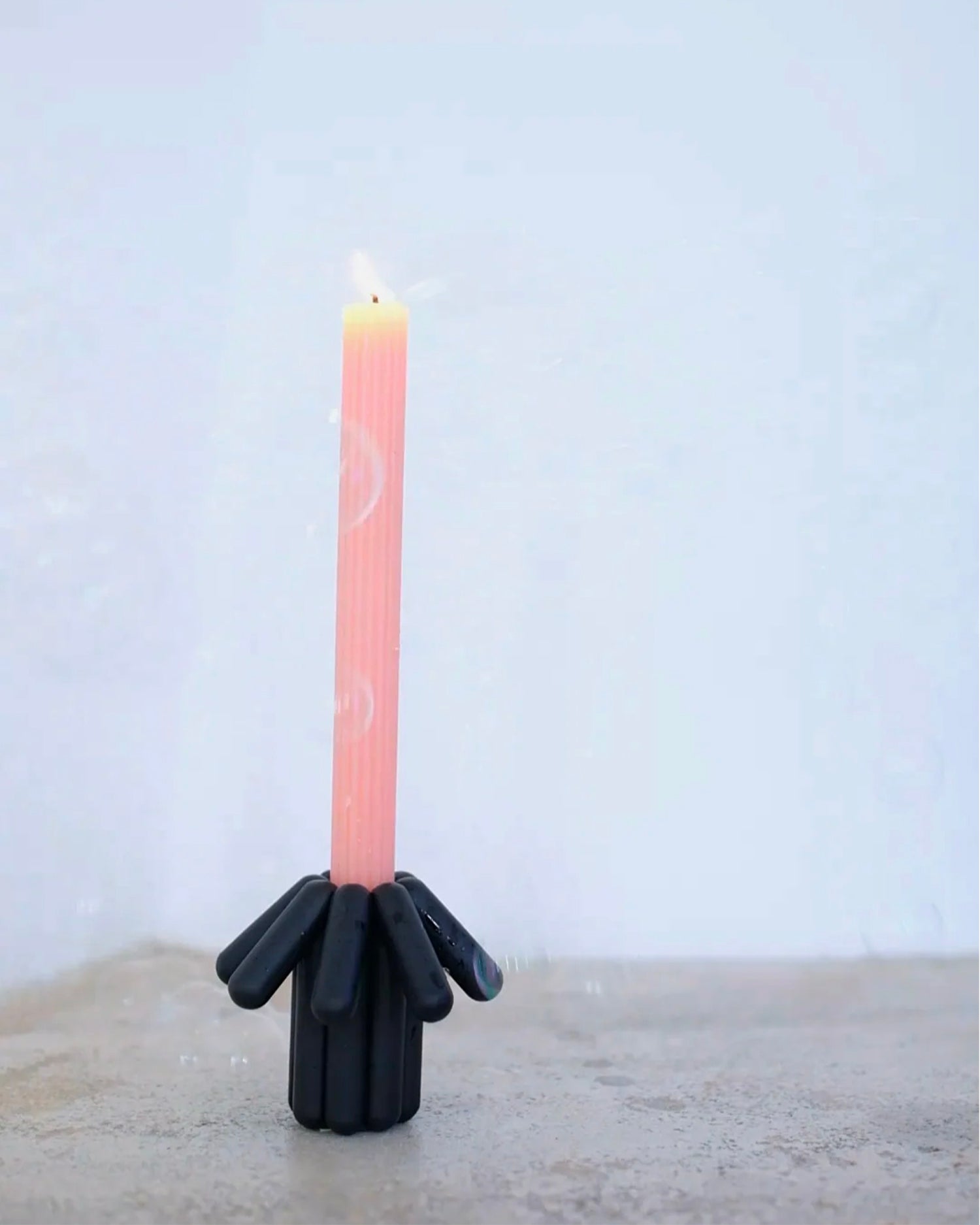 Portacandele in alluminio Digit One