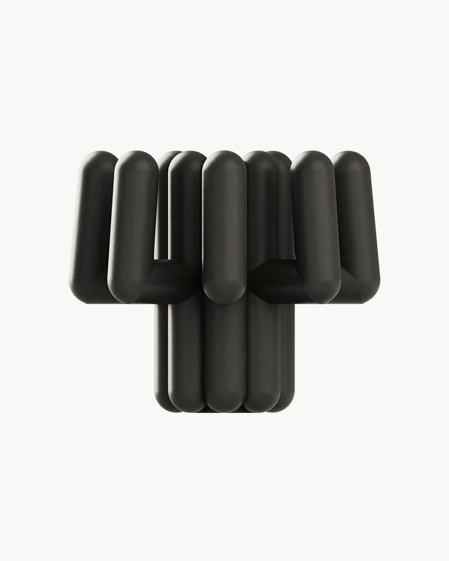 Portacandele in alluminio Digit Four