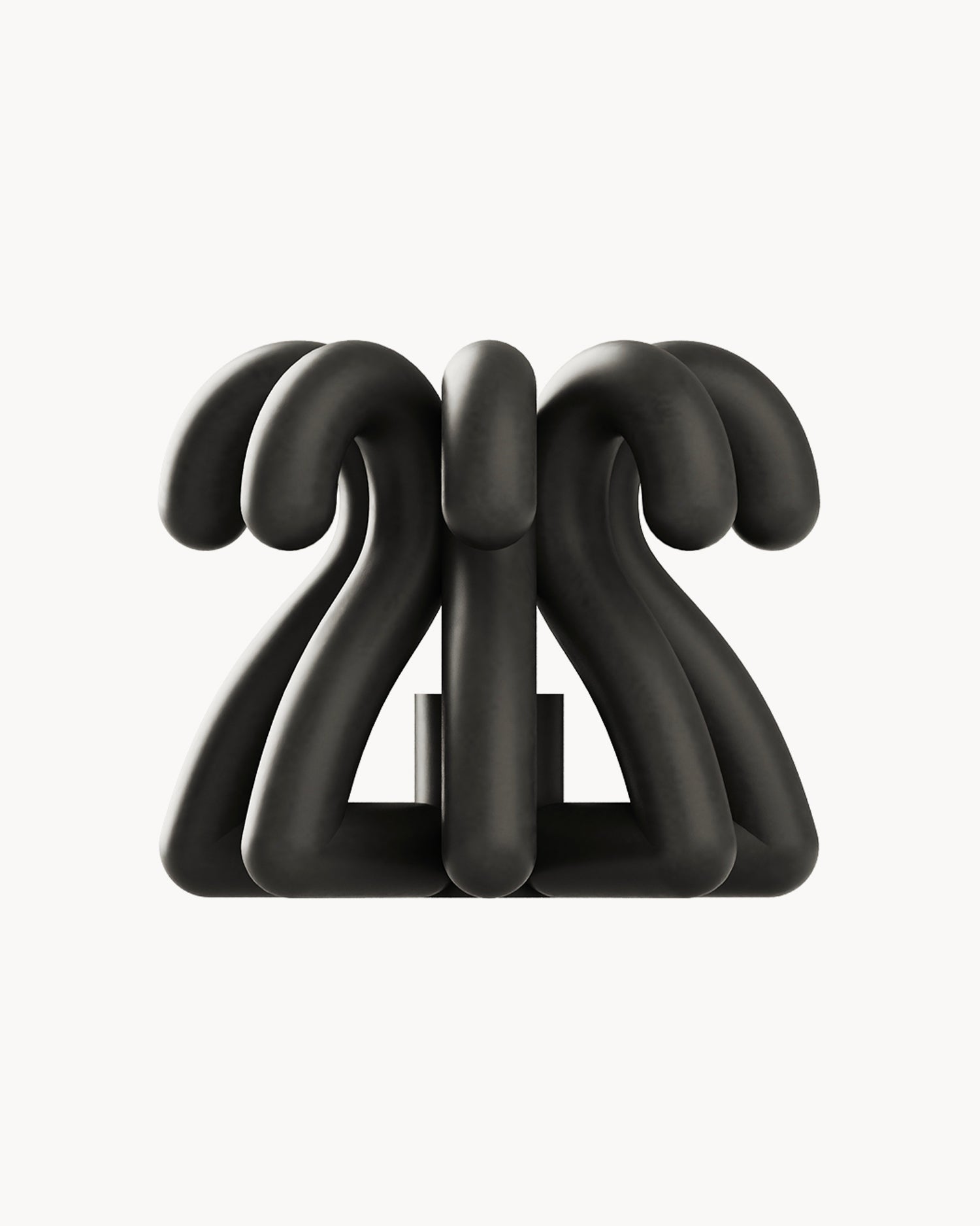 Portacandele in alluminio Digit Two