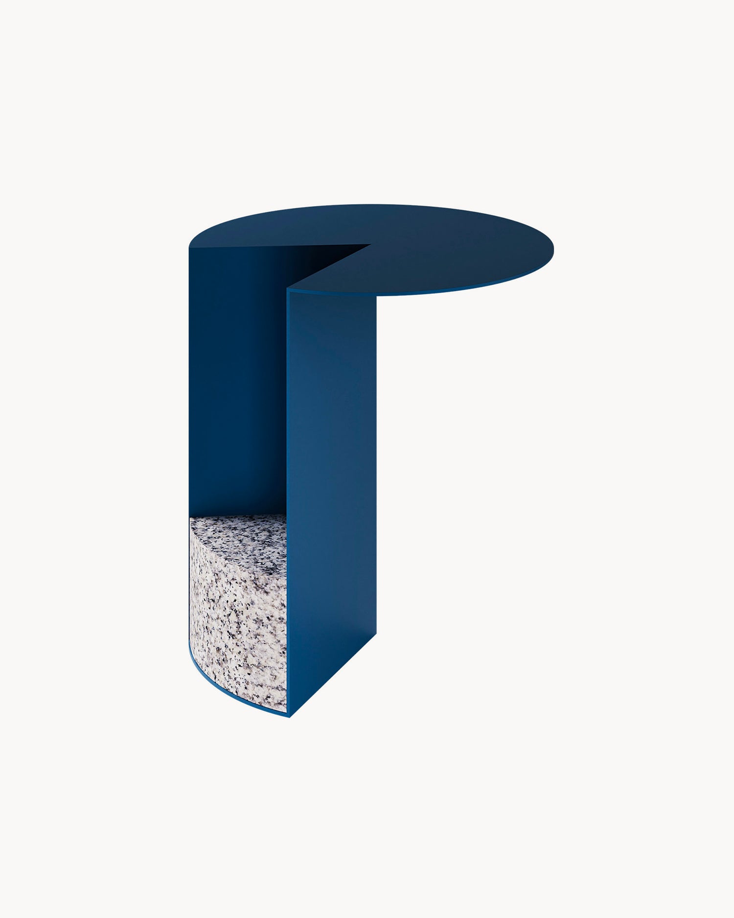 Tavolino in alluminio e granito Pac