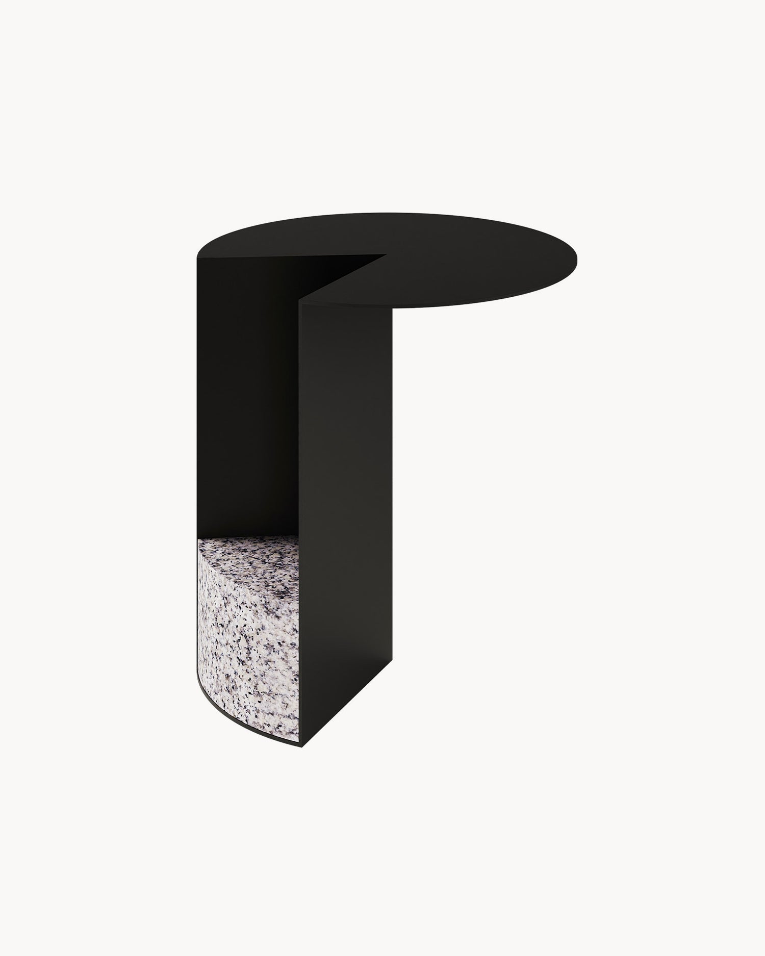 Tavolino in alluminio e granito Pac