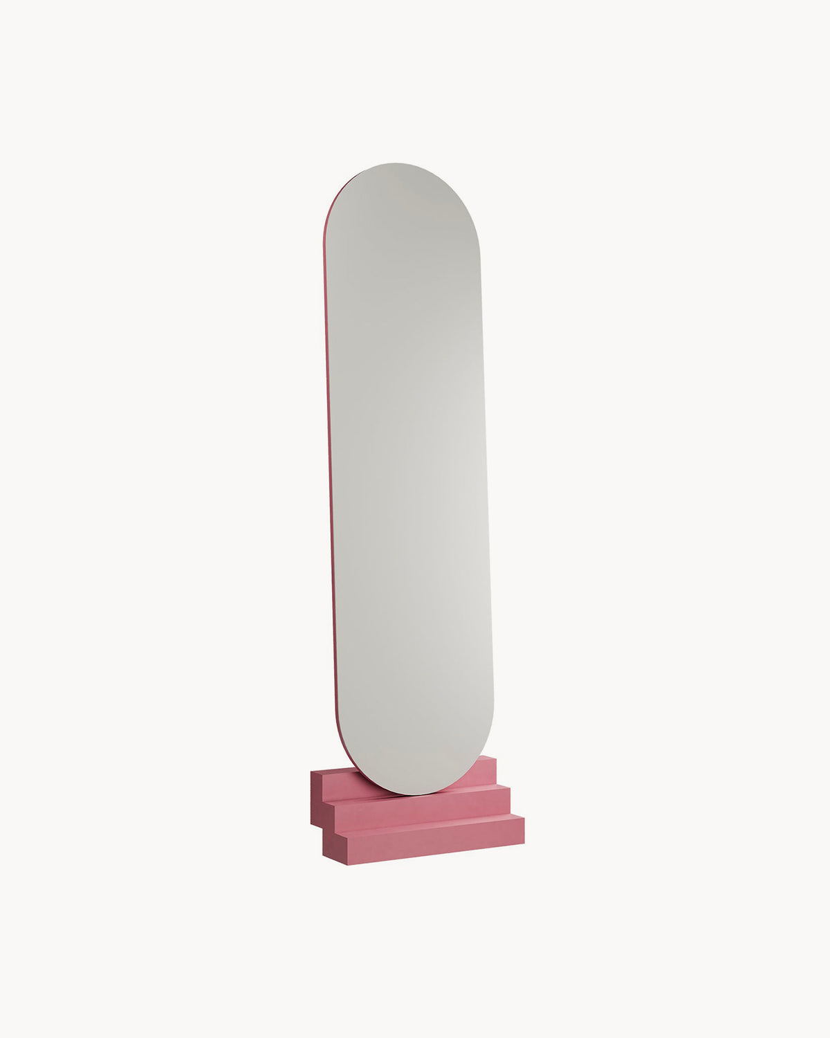 Specchio alto da parete con base Nonchalant