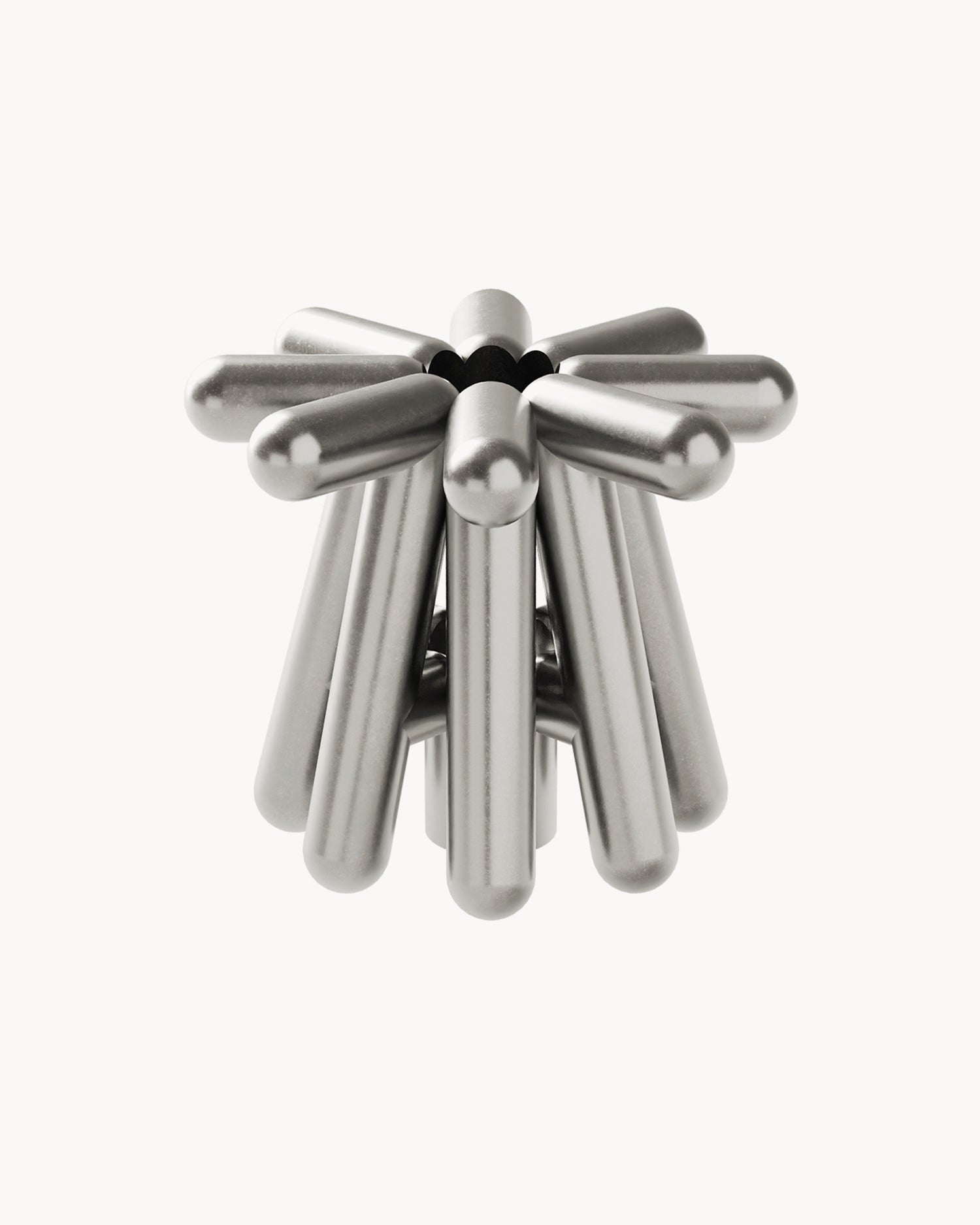 Portacandele in alluminio Digit Seven