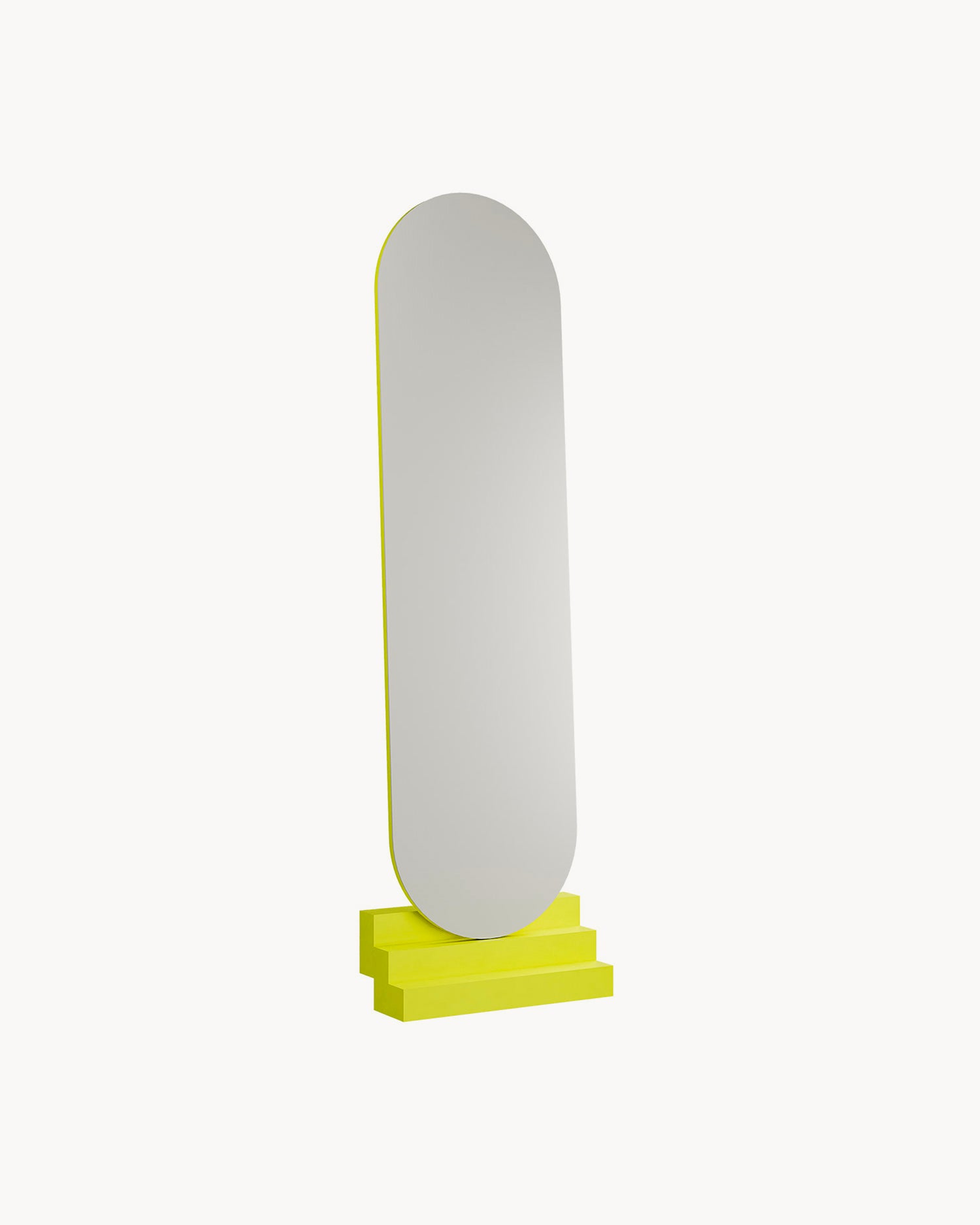 Specchio alto da parete con base Nonchalant