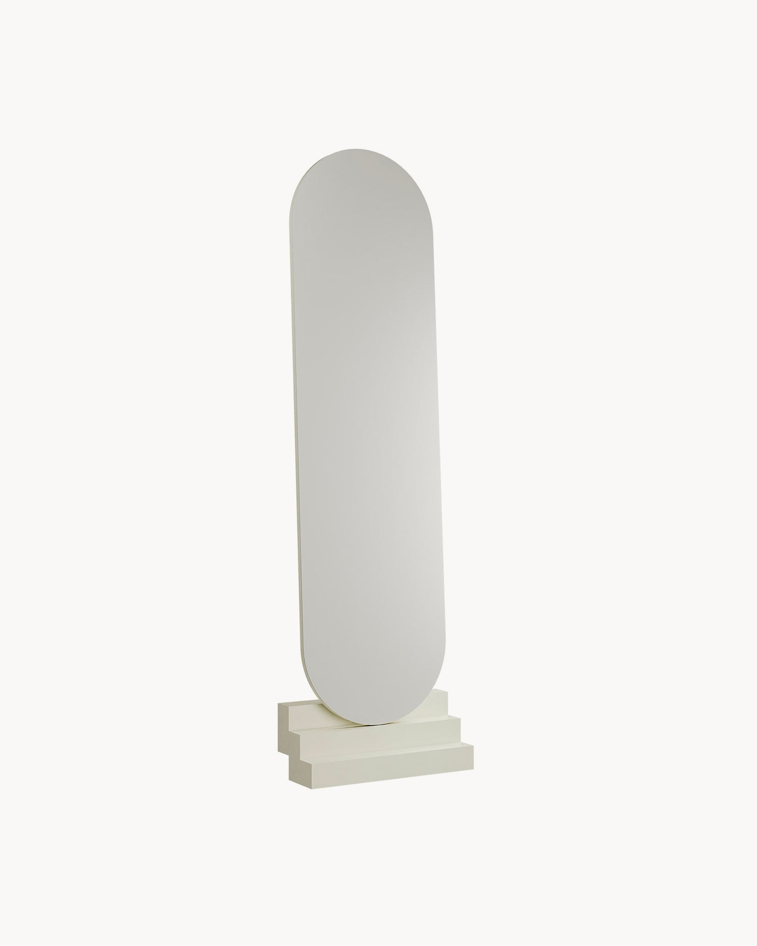 Specchio alto da parete con base Nonchalant