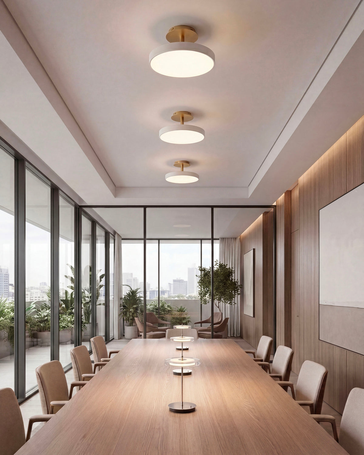 Lampada da soffitto in acciaio Asteria Up Plus