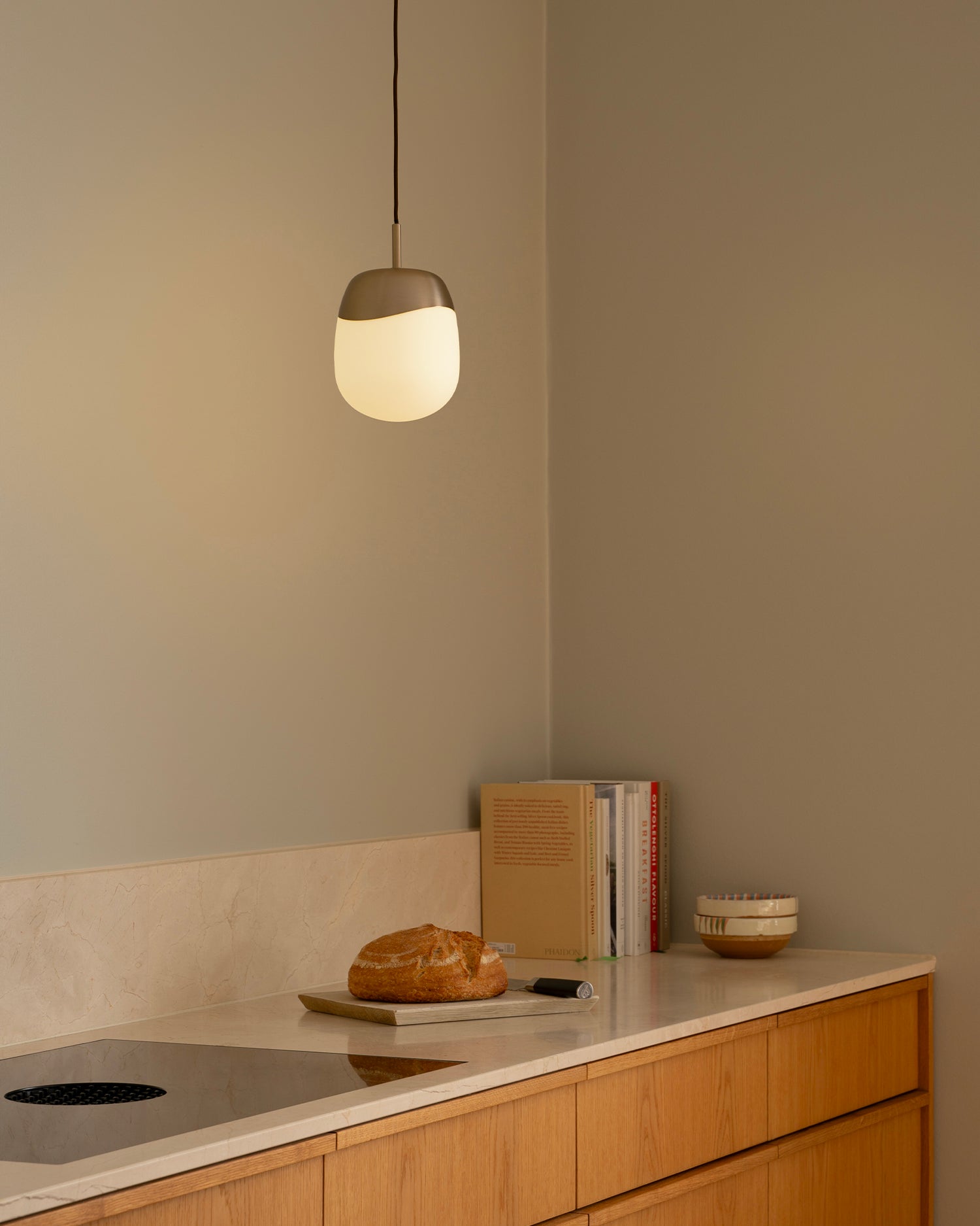 Lampada a sospensione in vetro soffiato Spring