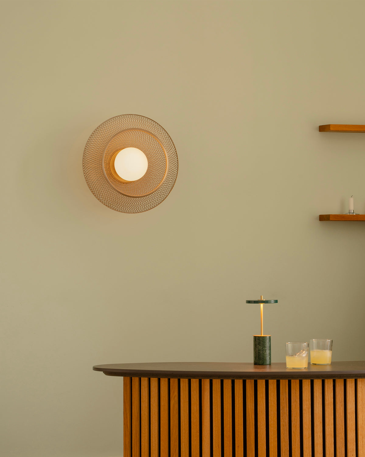 Lampada da soffitto e parete in rete metallica Faraday Up