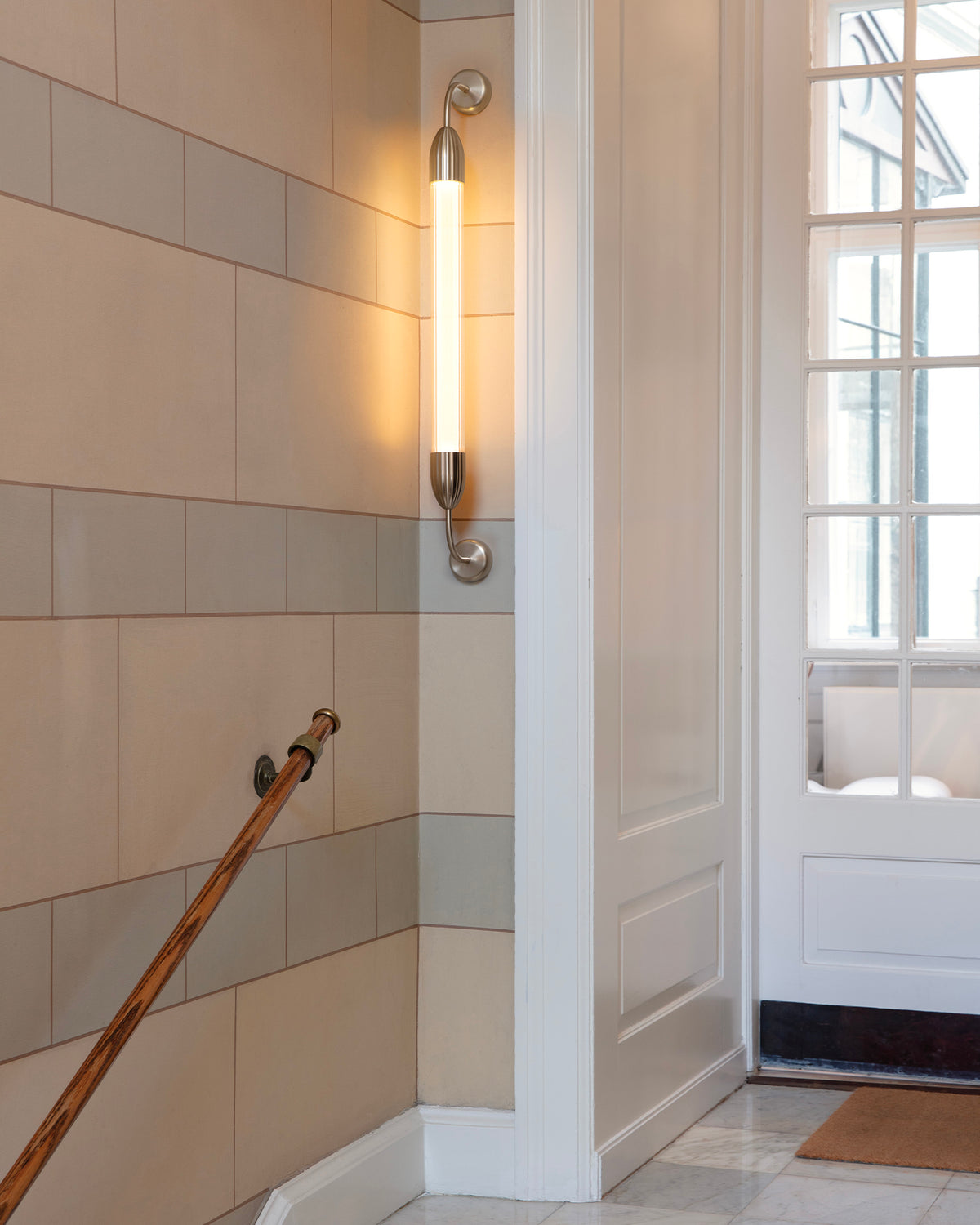 Lampada da parete in vetro ondulato Lemon Squeeze Single