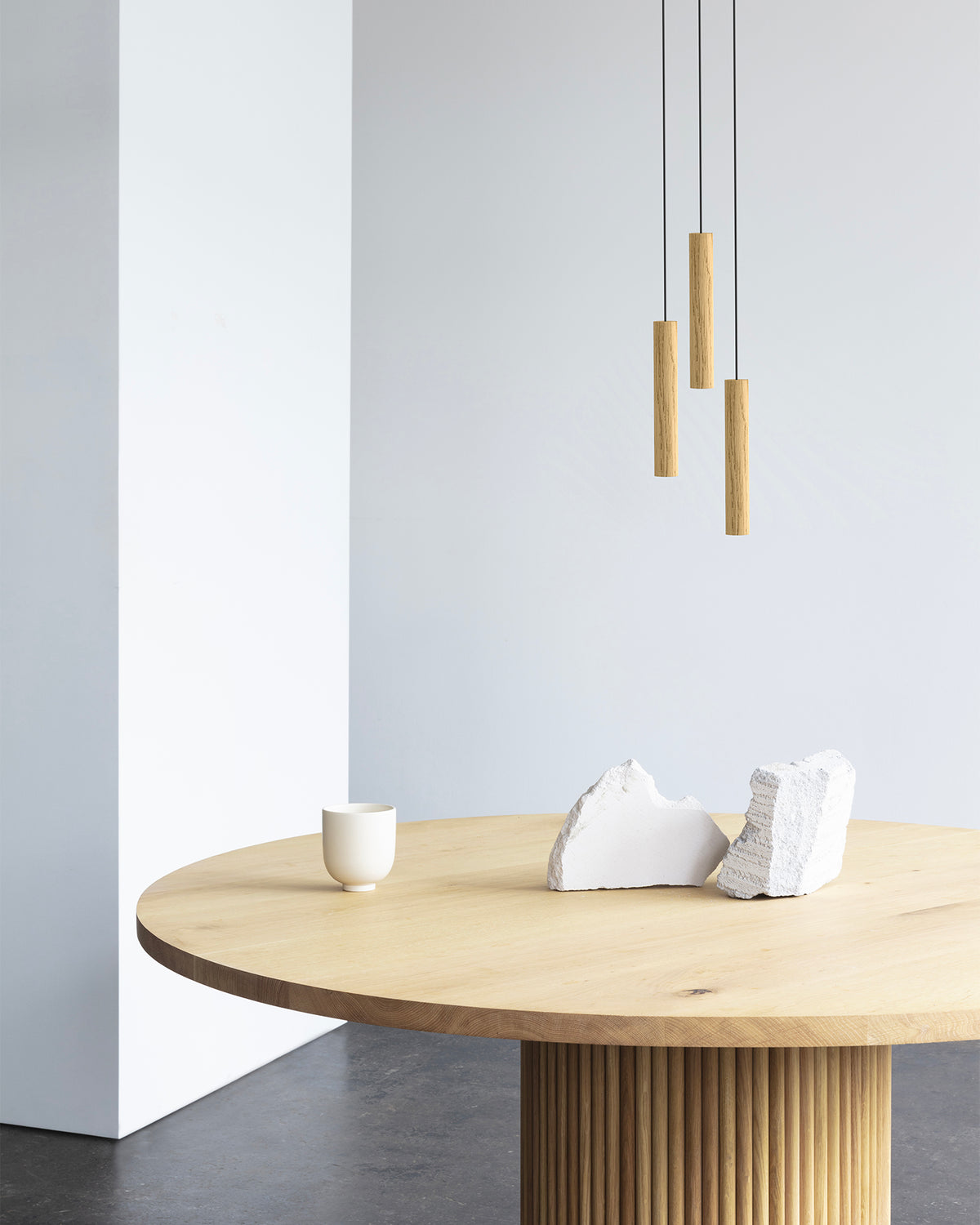 Lampada a sospensione a tre luci Chimes Cluster 3