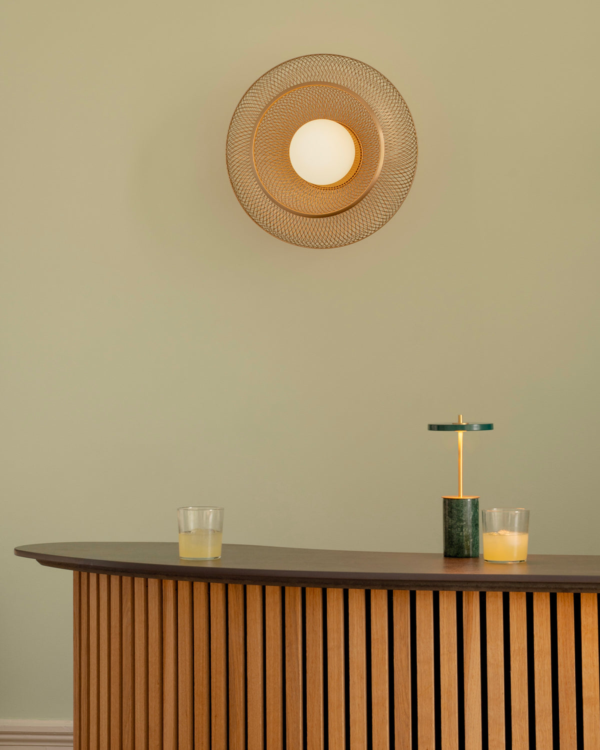 Lampada da soffitto e parete in rete metallica Faraday Up
