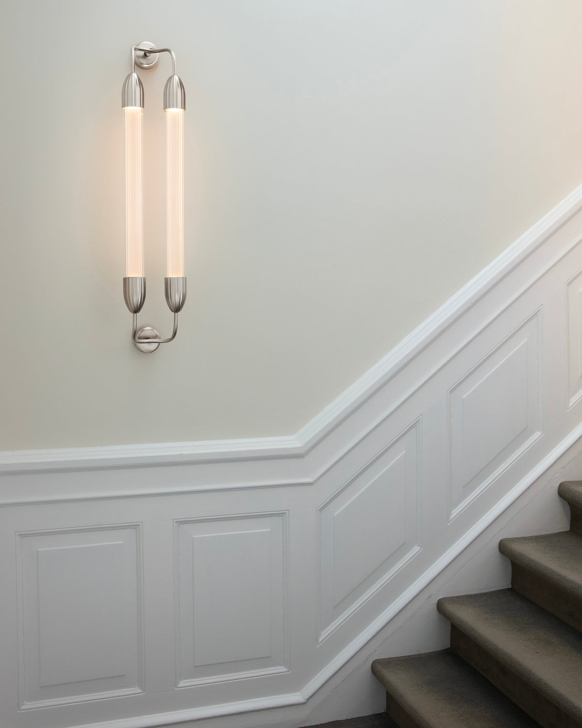 Lampada da parete in vetro ondulato Lemon Squeeze Double