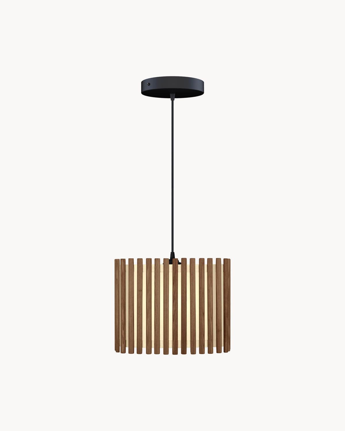 Lampada a sospensione in rovere Komorebi Rectangular